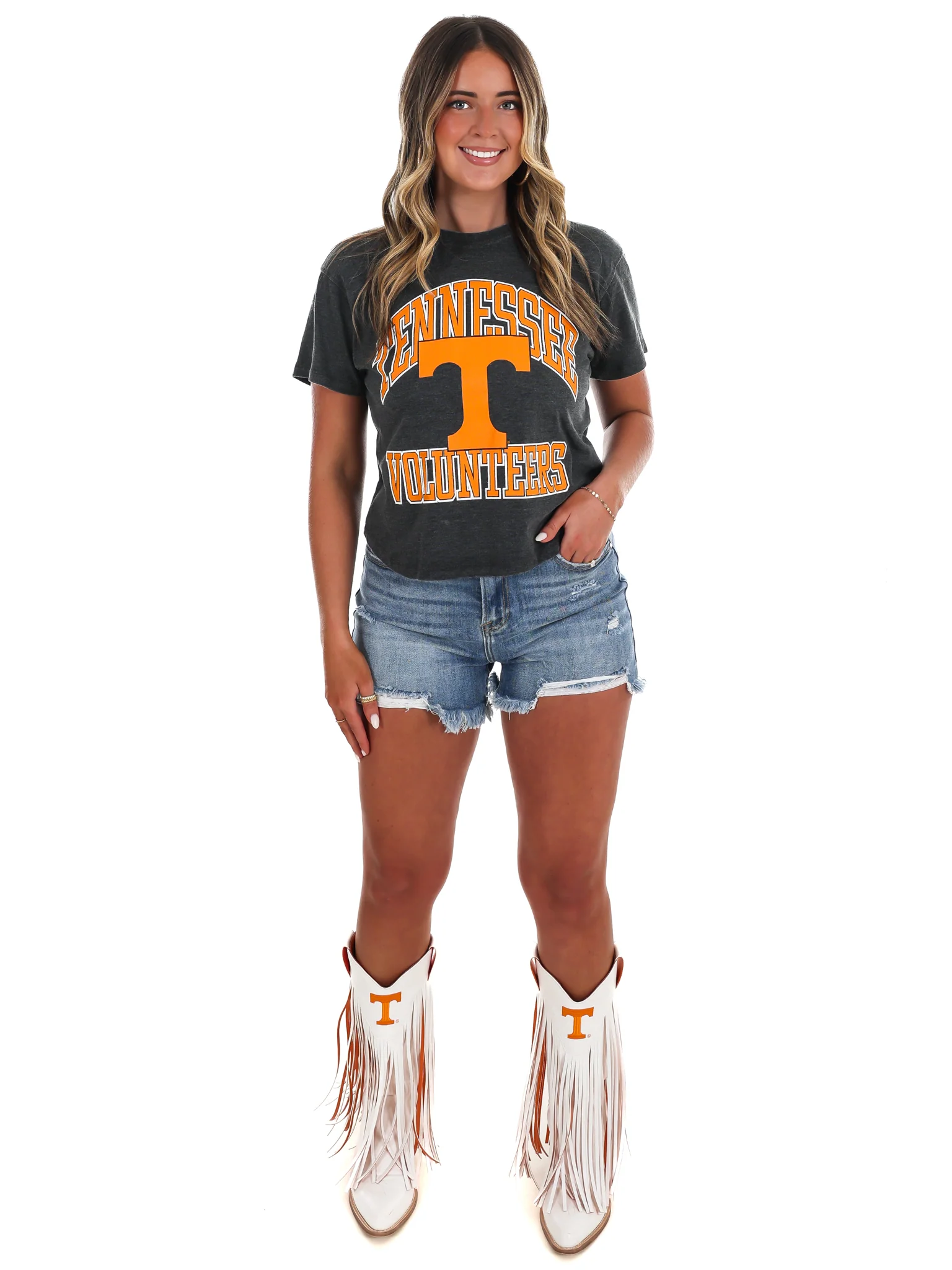 Tennessee Crewneck Waist Length Tee - Image 6