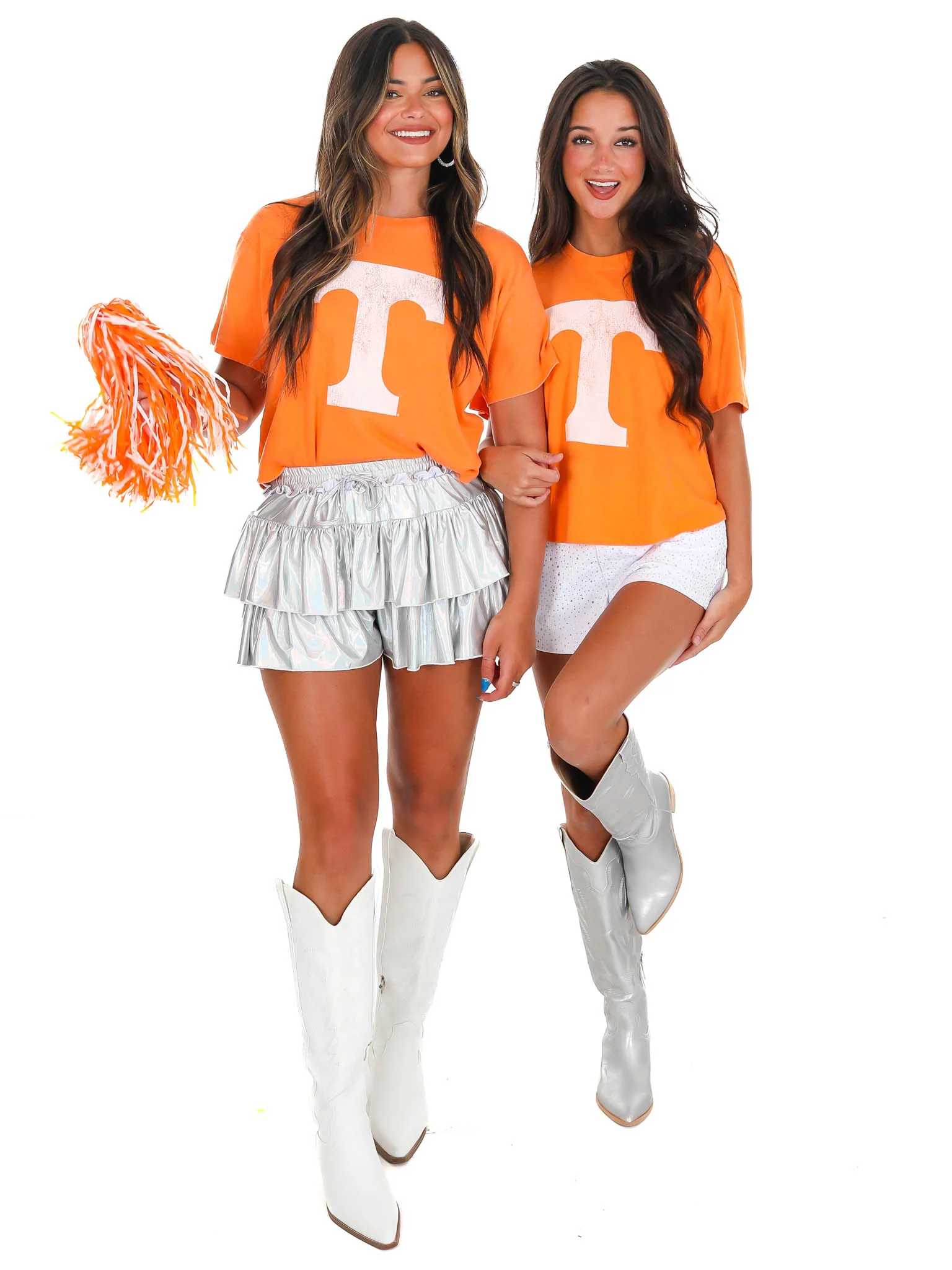 Tennessee Distressed Logo Crop Top - Image 12