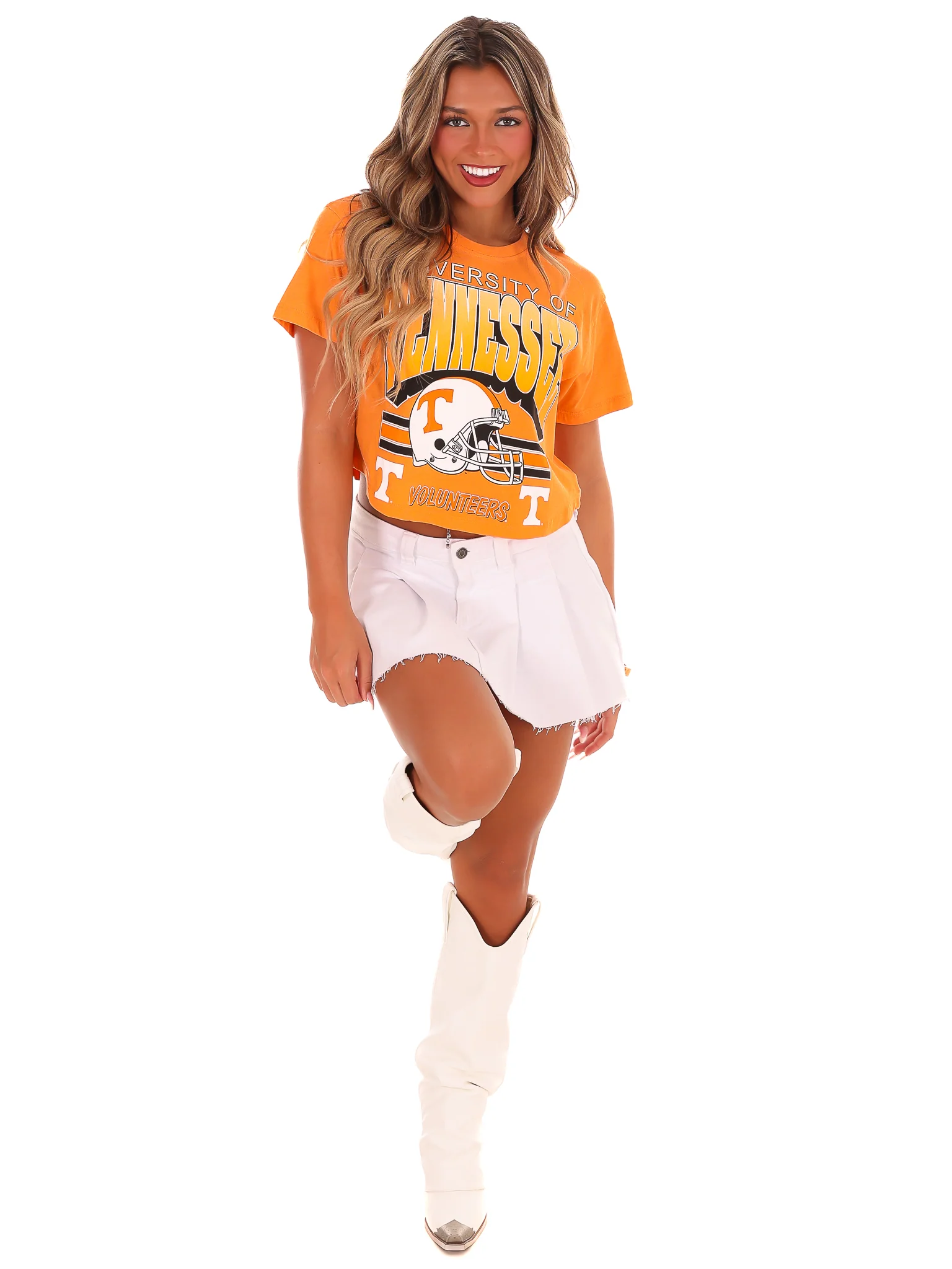 Tennessee Helmet Crop Top - Image 12
