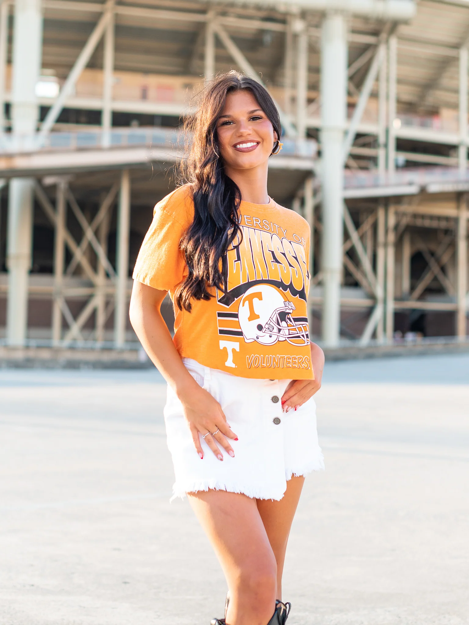 Tennessee Helmet Crop Top - Image 4