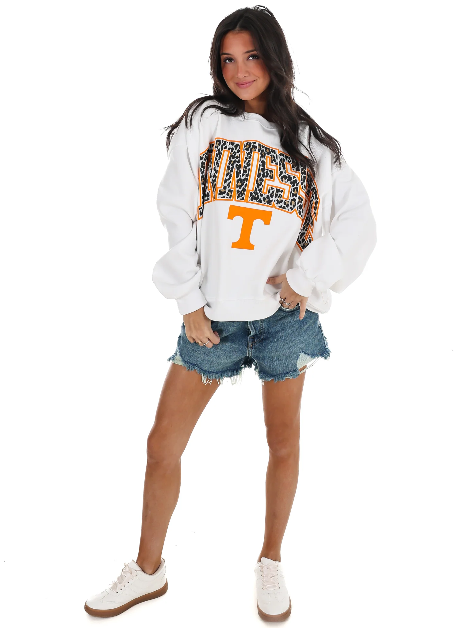 Tennessee Leopard Oversized Pullover - Image 2
