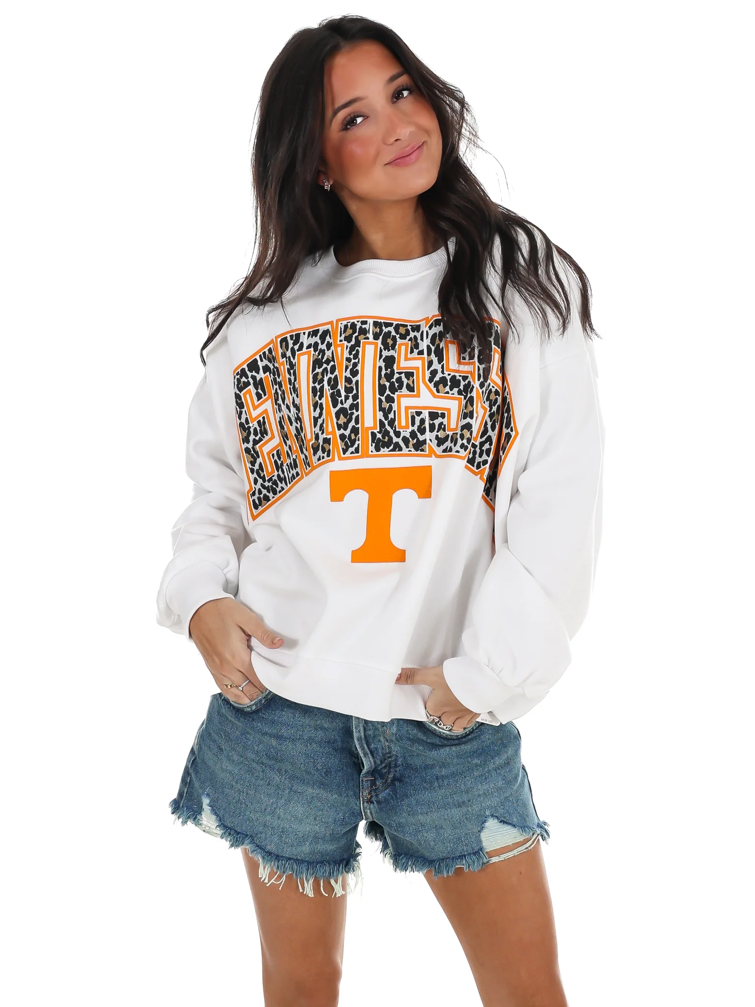 Tennessee Leopard Oversized Pullover - Image 3
