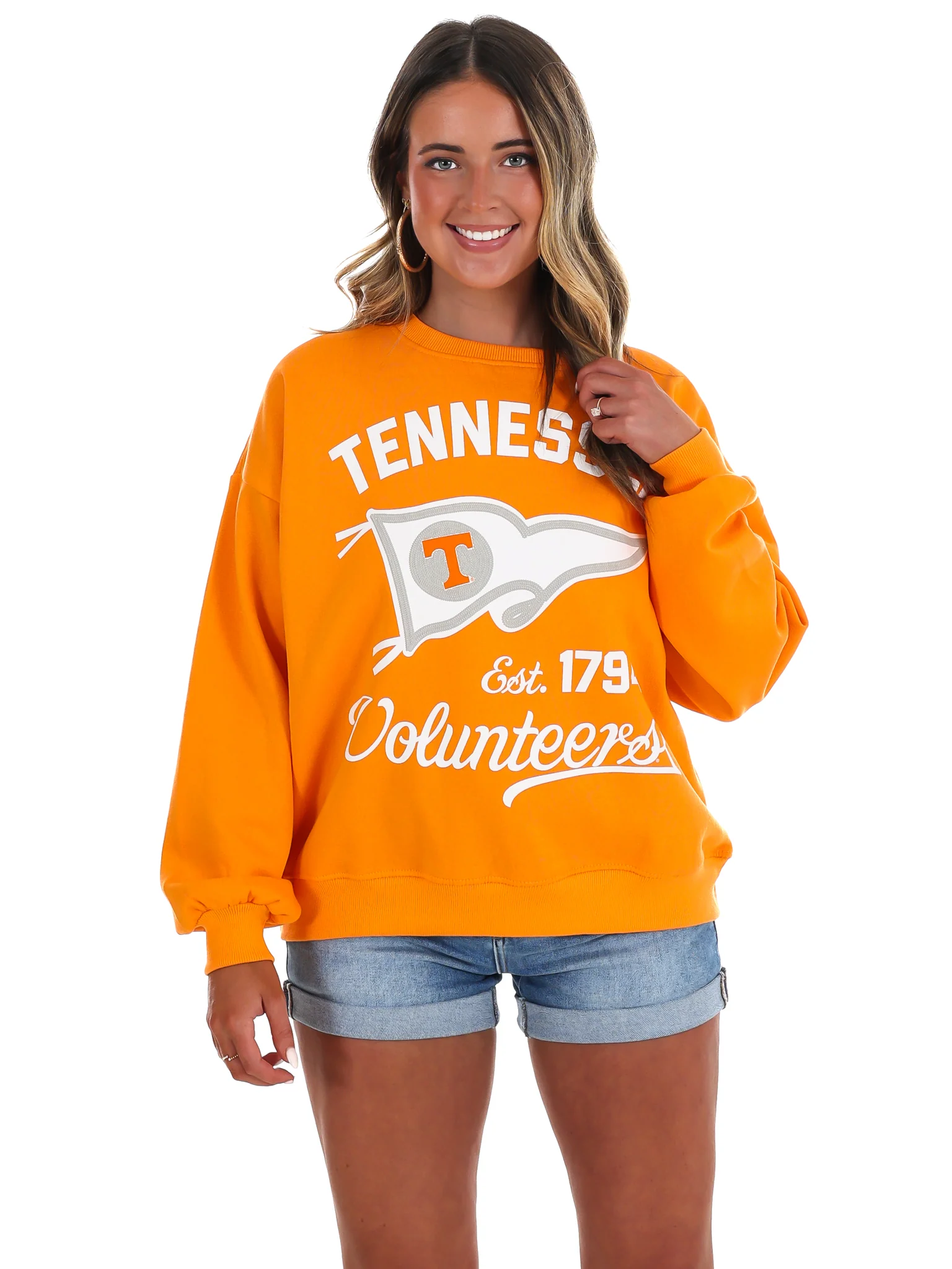 Tennessee Old Standard Flag Crewneck Sweatshirt - Image 3