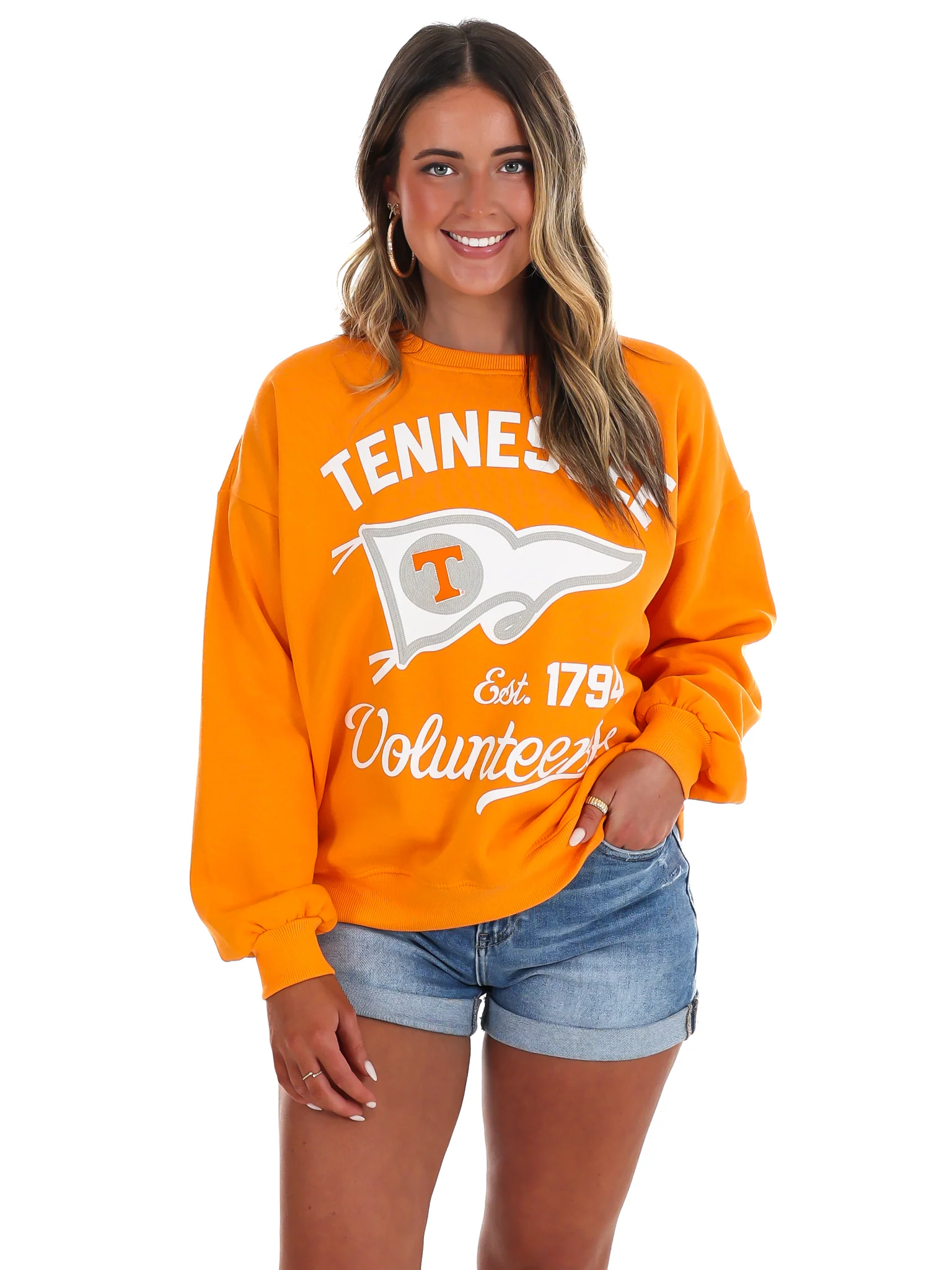 Tennessee Old Standard Flag Crewneck Sweatshirt - Image 7