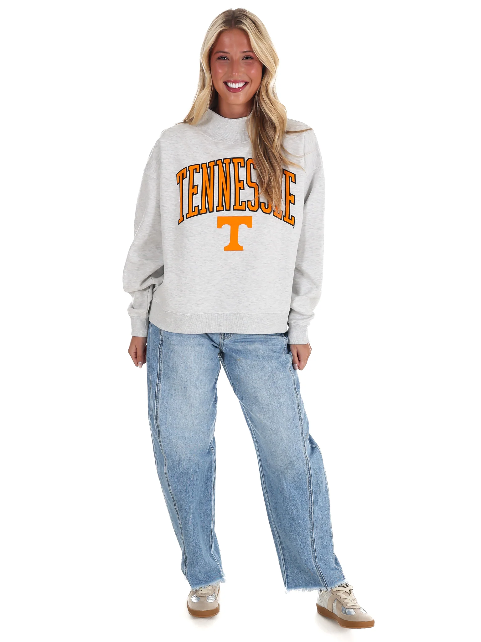 Tennessee Power T Mock Neck Sweatshirt - Image 2