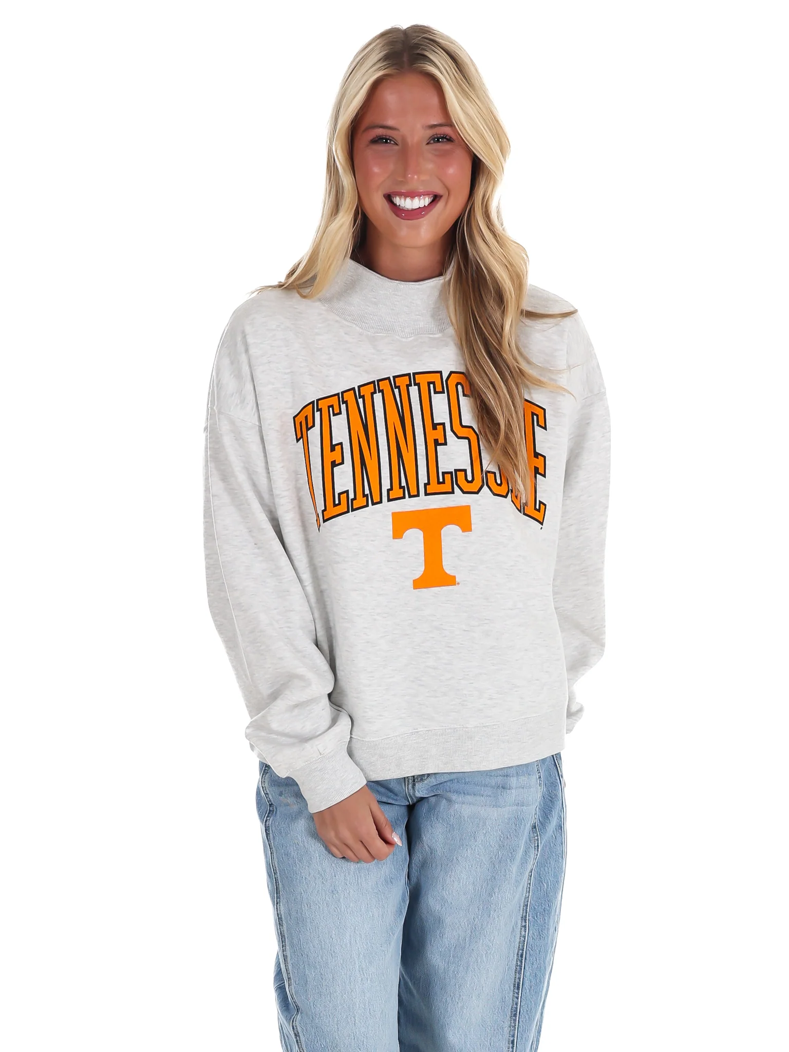 Tennessee Power T Mock Neck Sweatshirt - Image 3