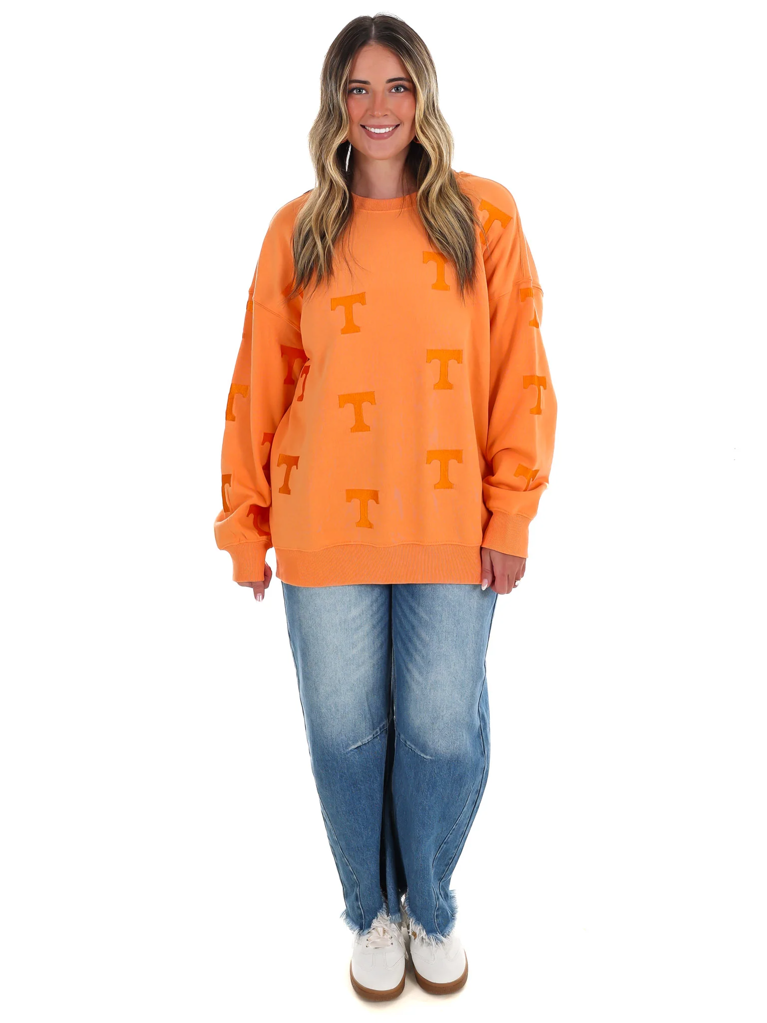 Tennessee Ritter Repeat Lantern Sleeve Crew - Image 2