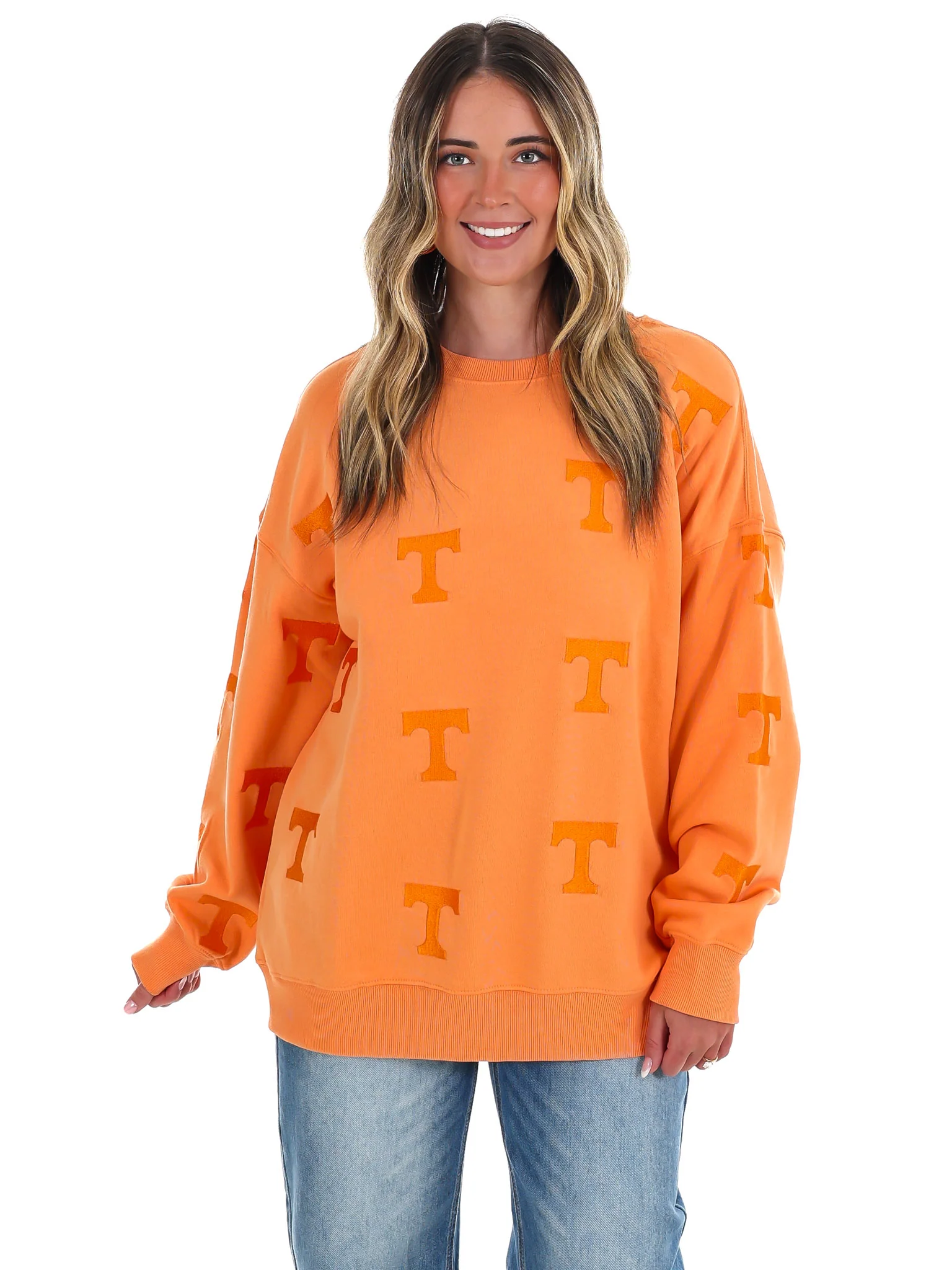 Tennessee Ritter Repeat Lantern Sleeve Crew - Image 3