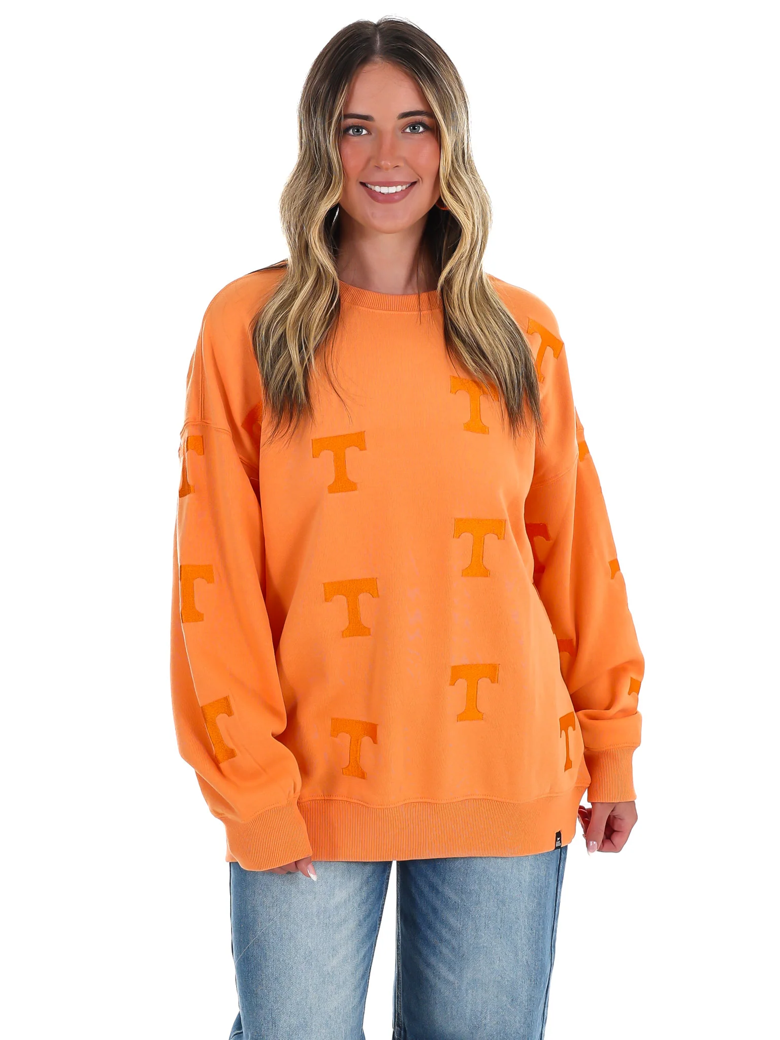Tennessee Ritter Repeat Lantern Sleeve Crew - Image 5