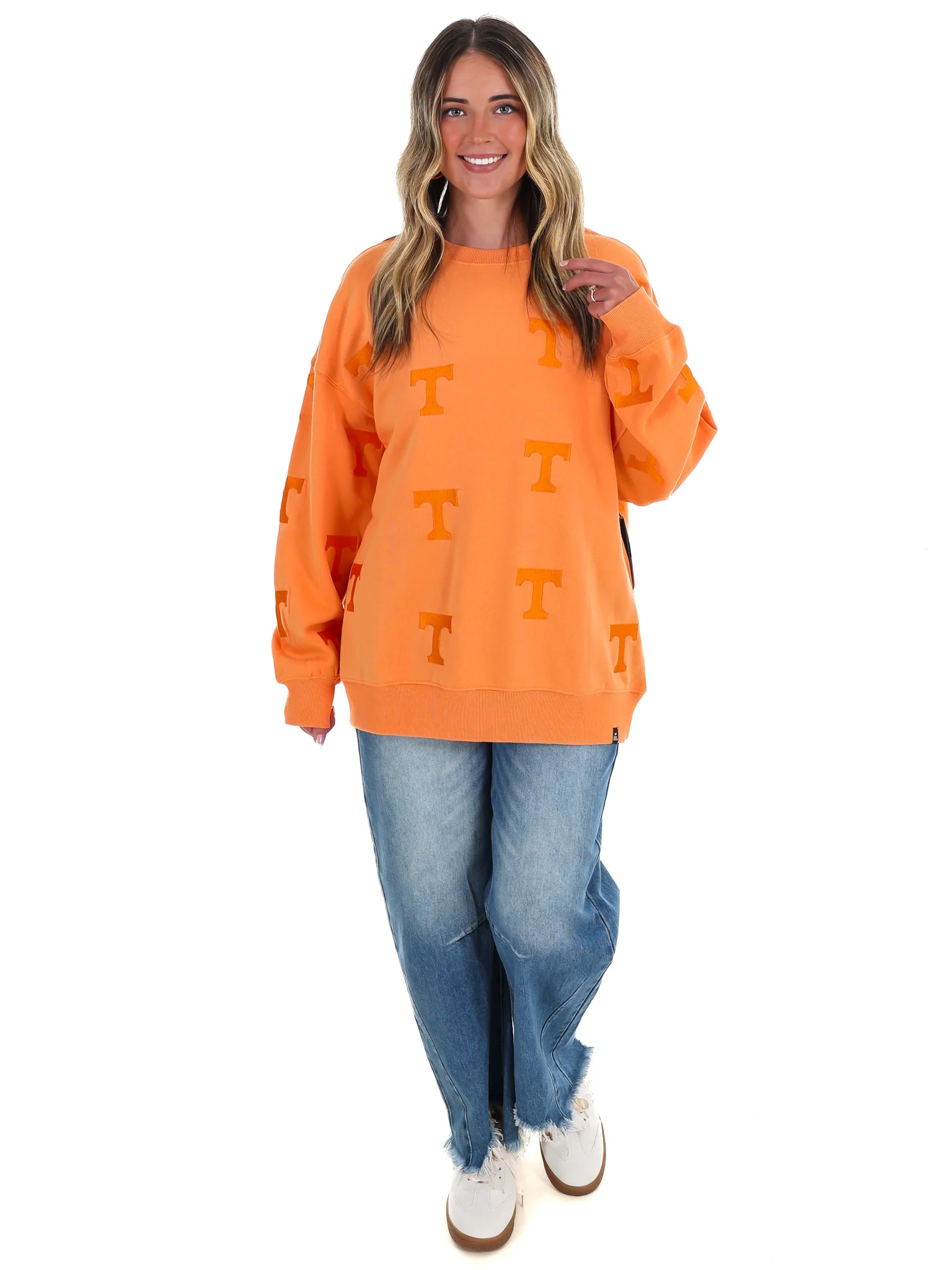 Tennessee Ritter Repeat Lantern Sleeve Crew - Image 6