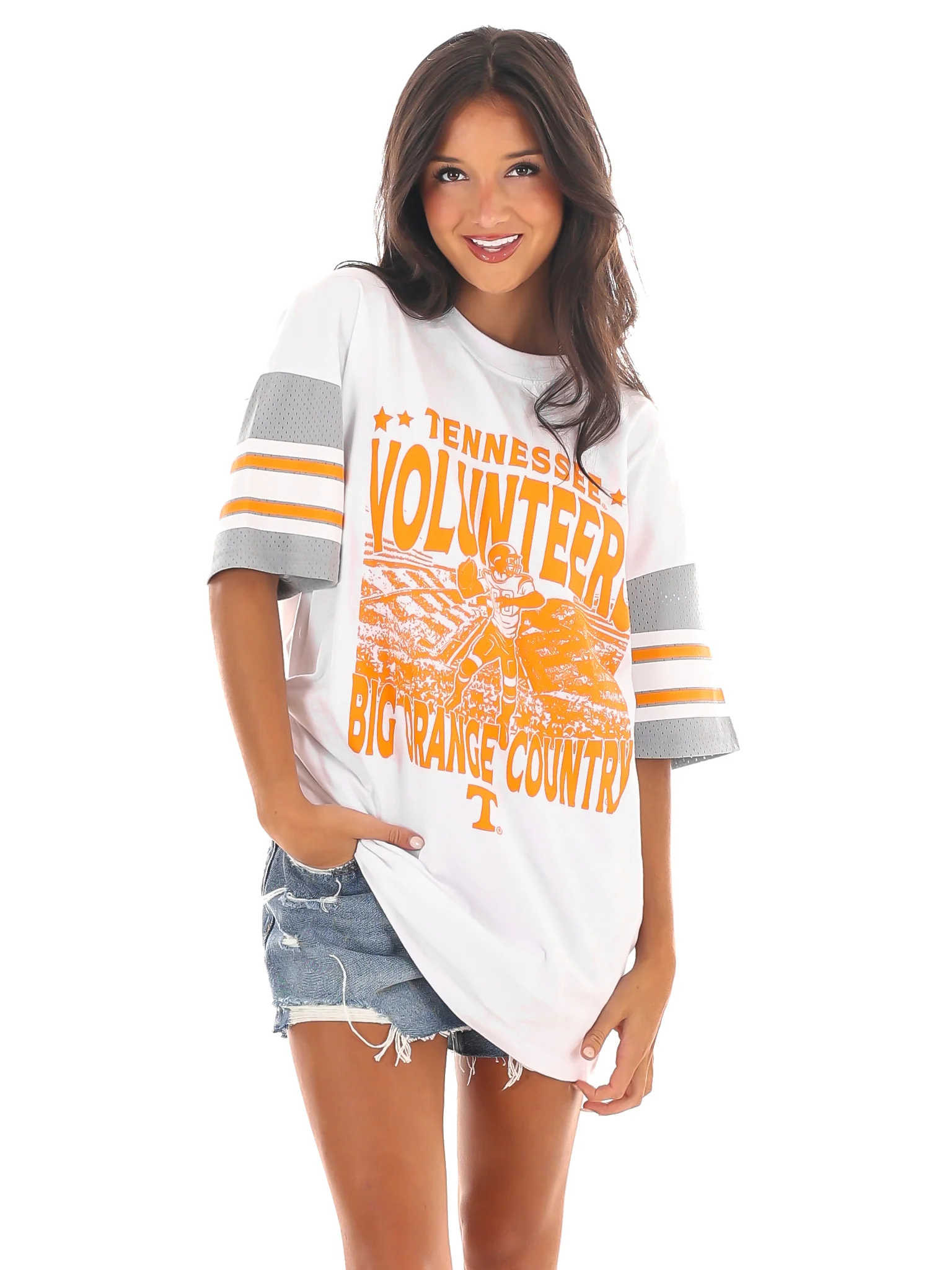 Tennessee Sports Stripe Raglan Tee - Image 4