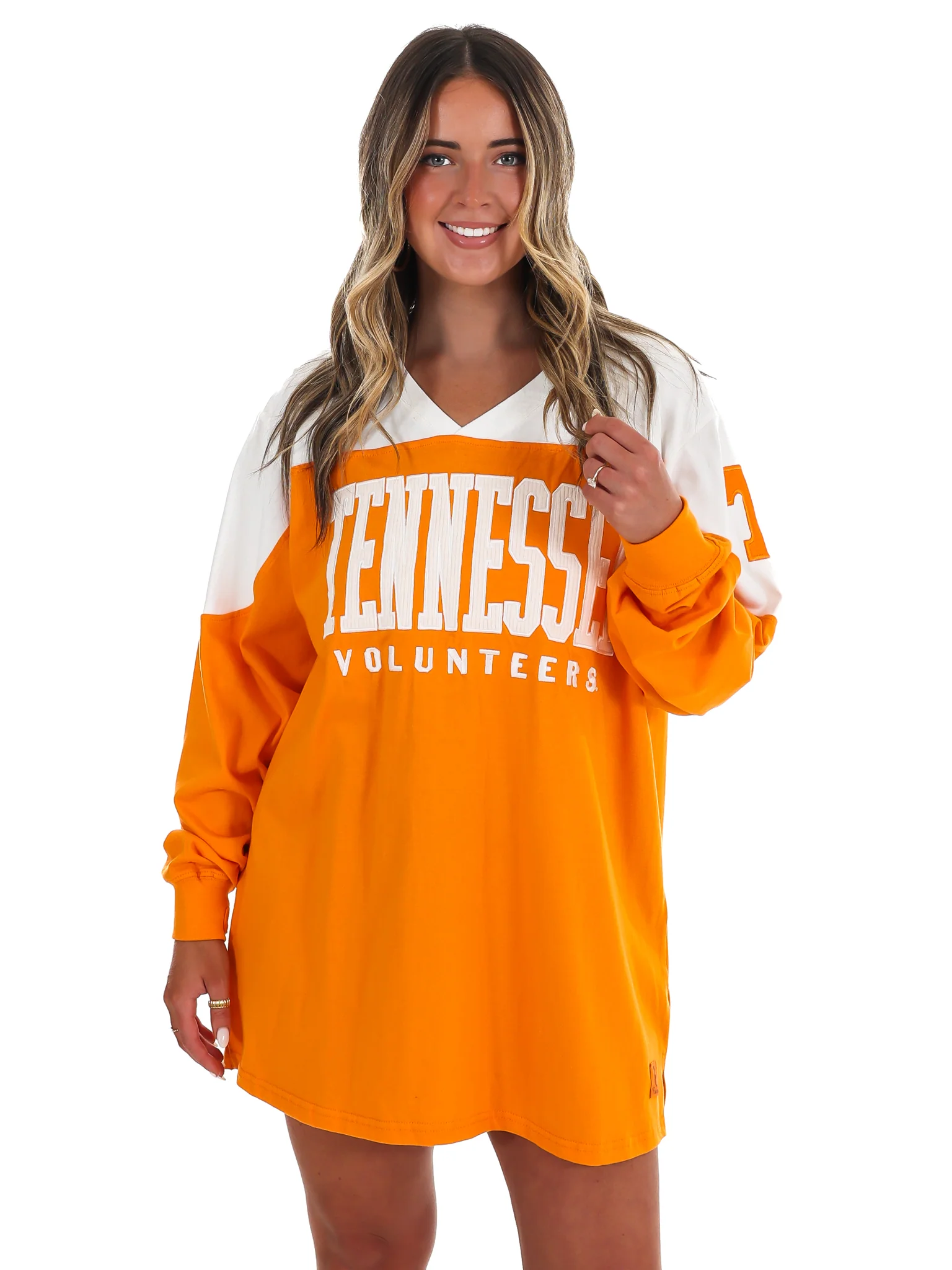 Tennessee Victory V-Neck Oversized Pullover - Image 3