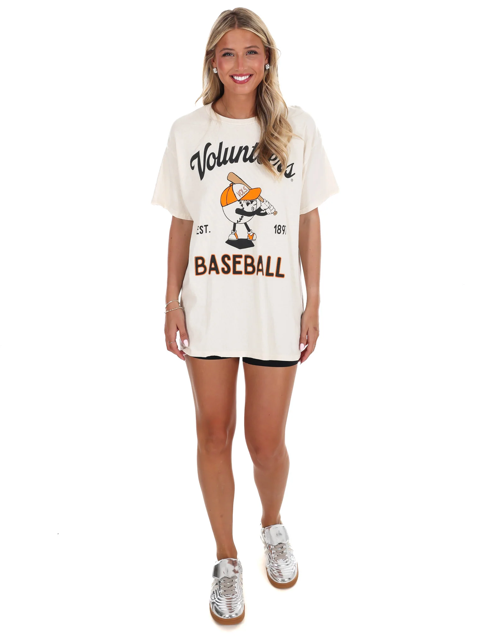 Tennessee Vols Amusable Baseball Thrifted Tee - Image 4