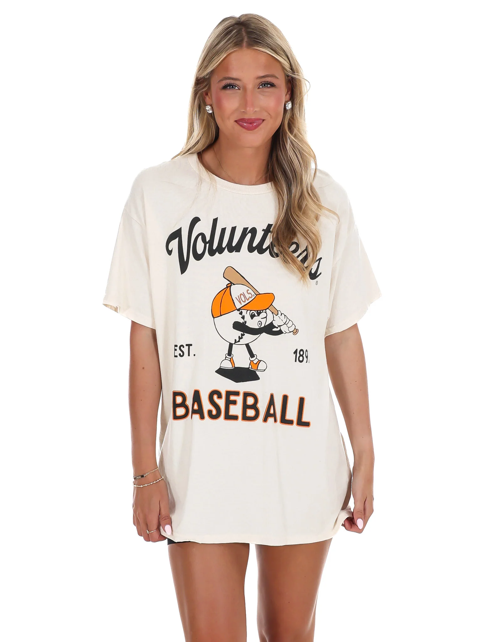 Tennessee Vols Amusable Baseball Thrifted Tee - Image 5