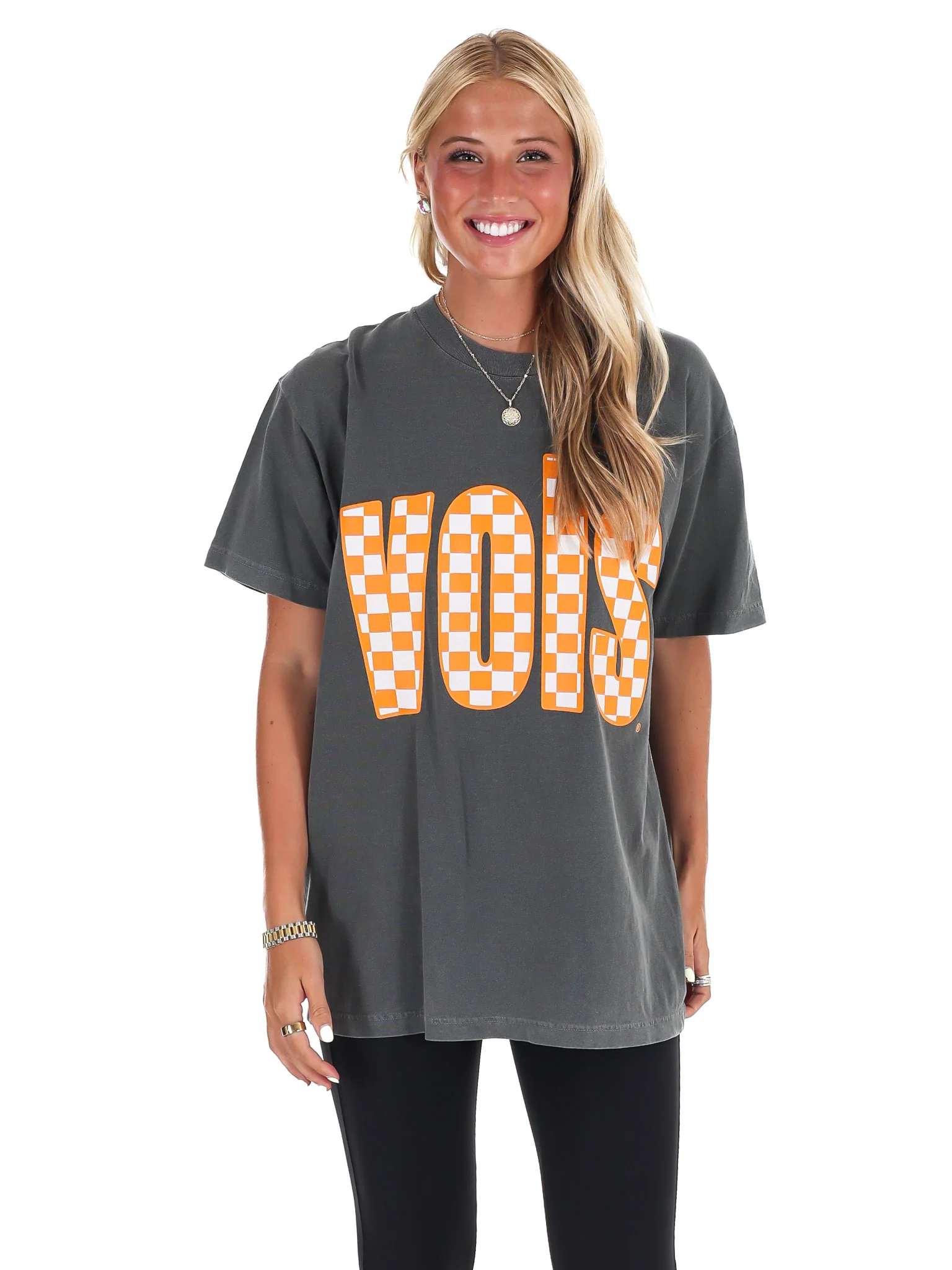 Tennessee VOLS Checkerboard Oversized Tee - Image 3