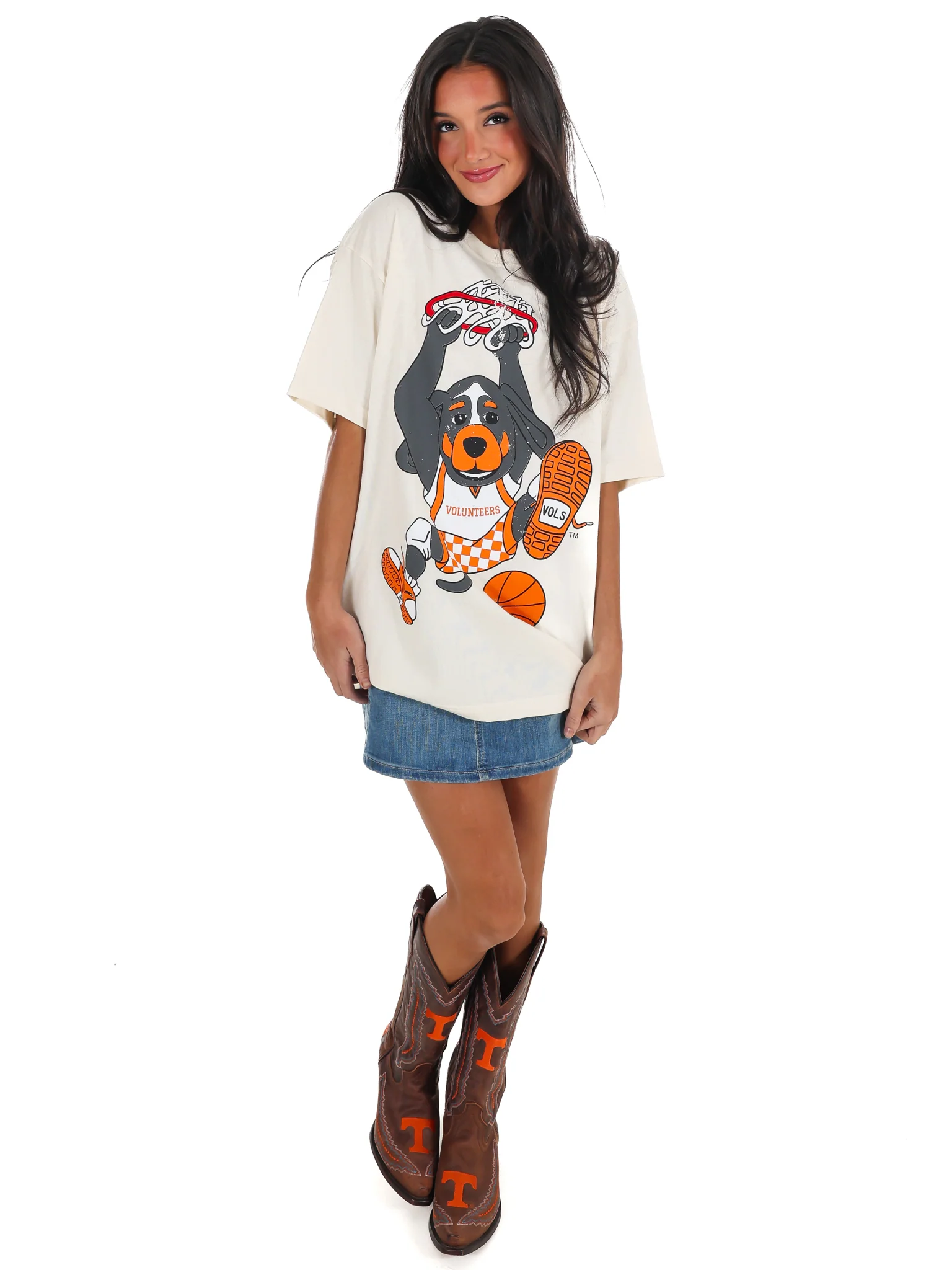 Tennessee Vols Double Baller Tee - Image 6