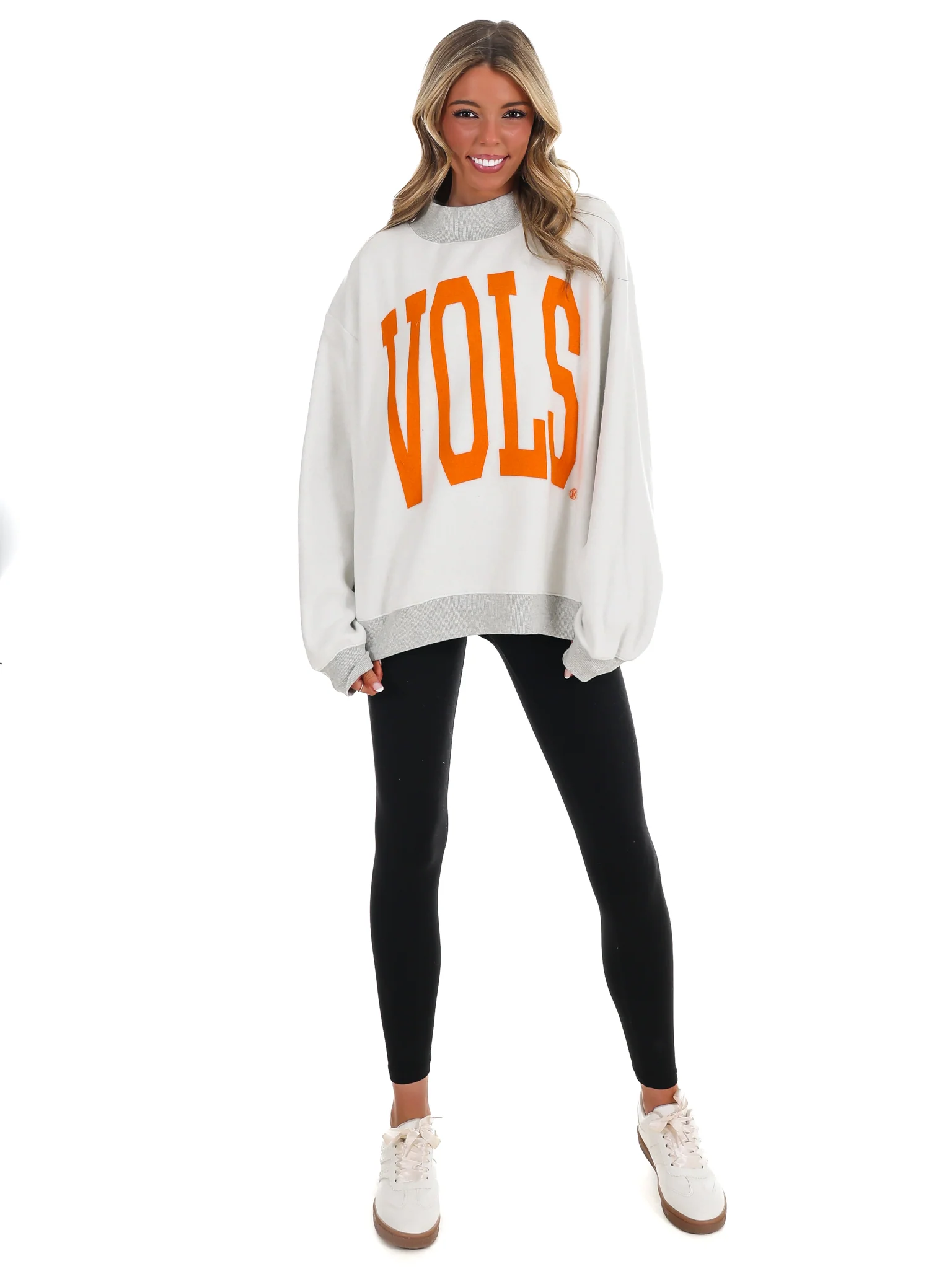 Tennessee Vols Tall Boy Mock Neck Sweatshirt - Image 4