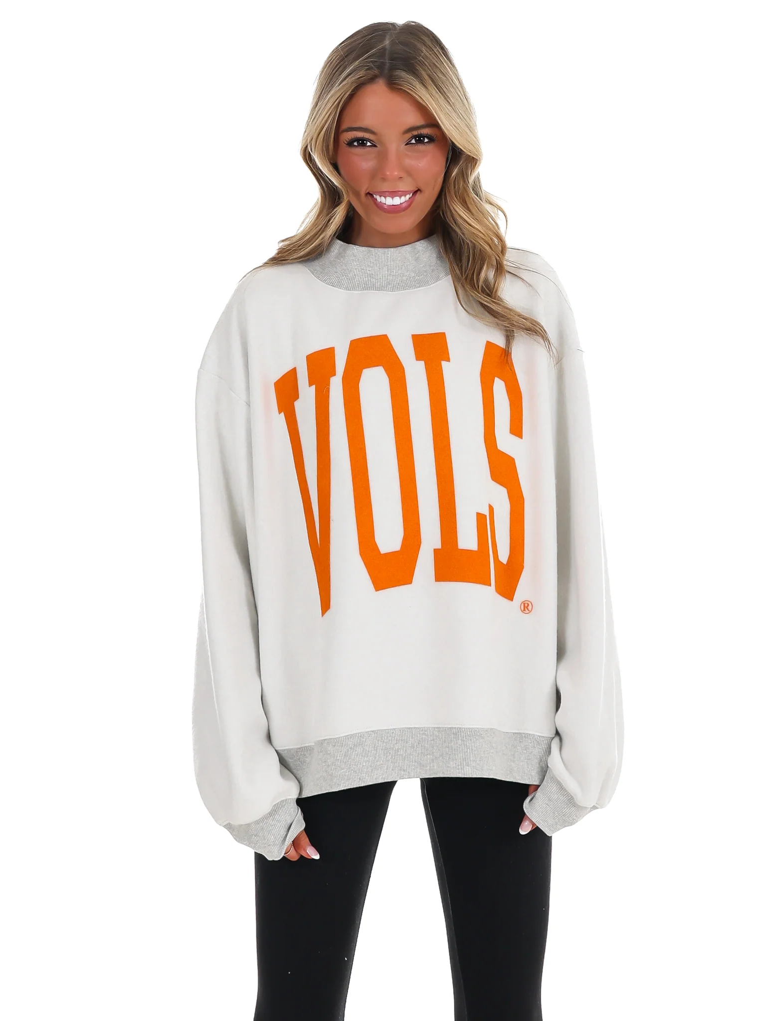 Tennessee Vols Tall Boy Mock Neck Sweatshirt - Image 5