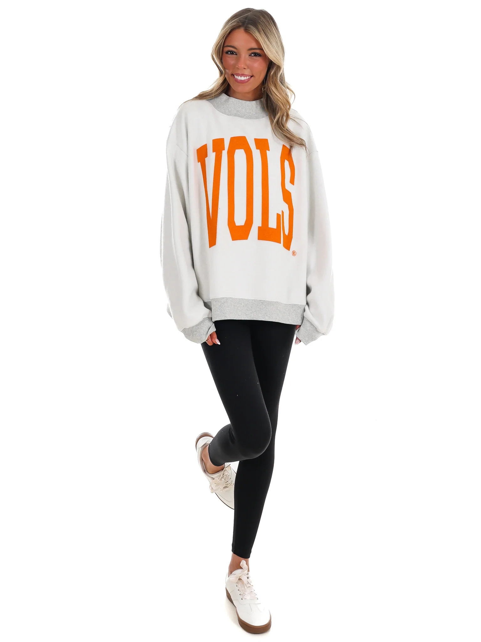 Tennessee Vols Tall Boy Mock Neck Sweatshirt - Image 6