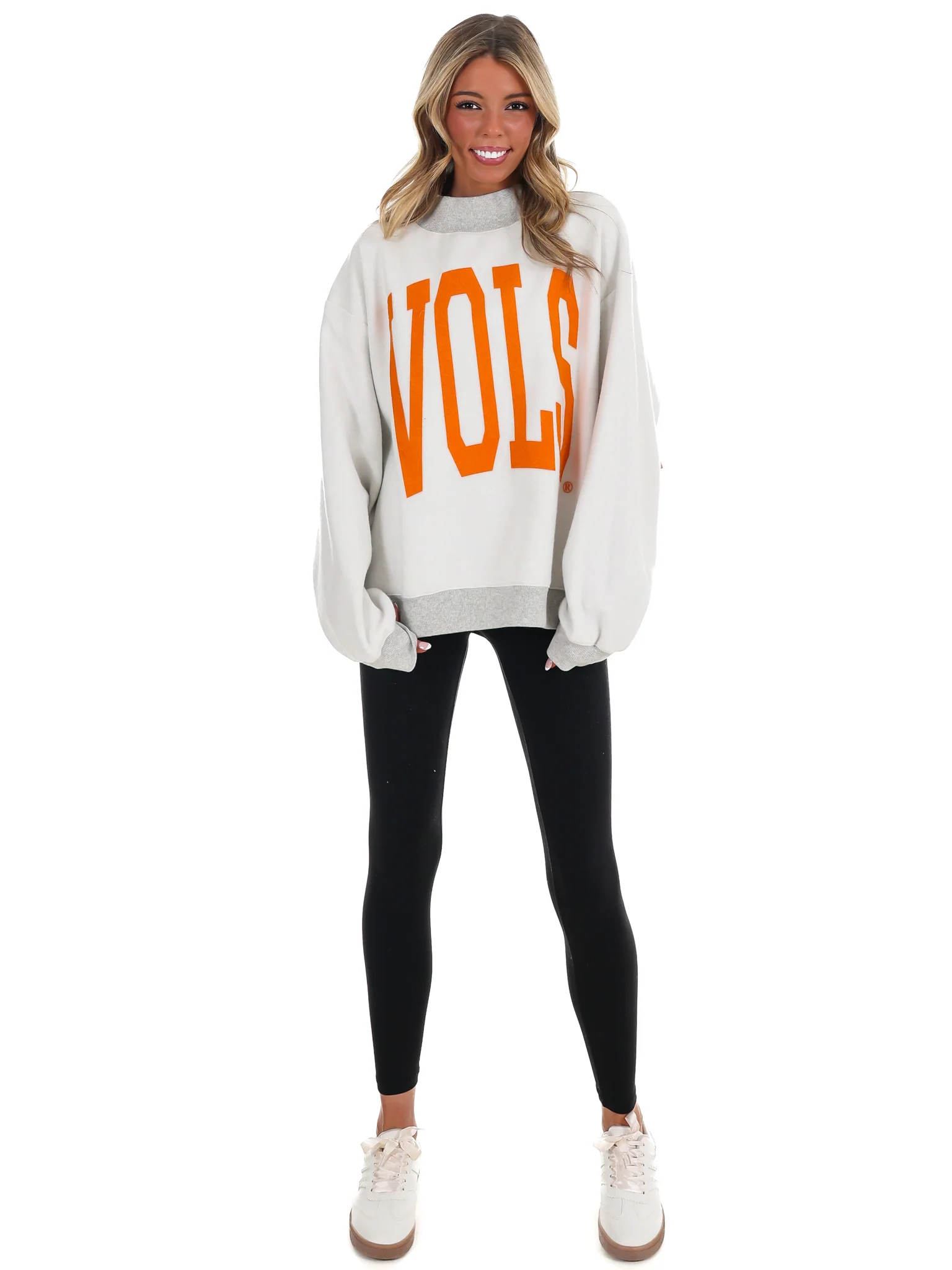 Tennessee Vols Tall Boy Mock Neck Sweatshirt - Image 7