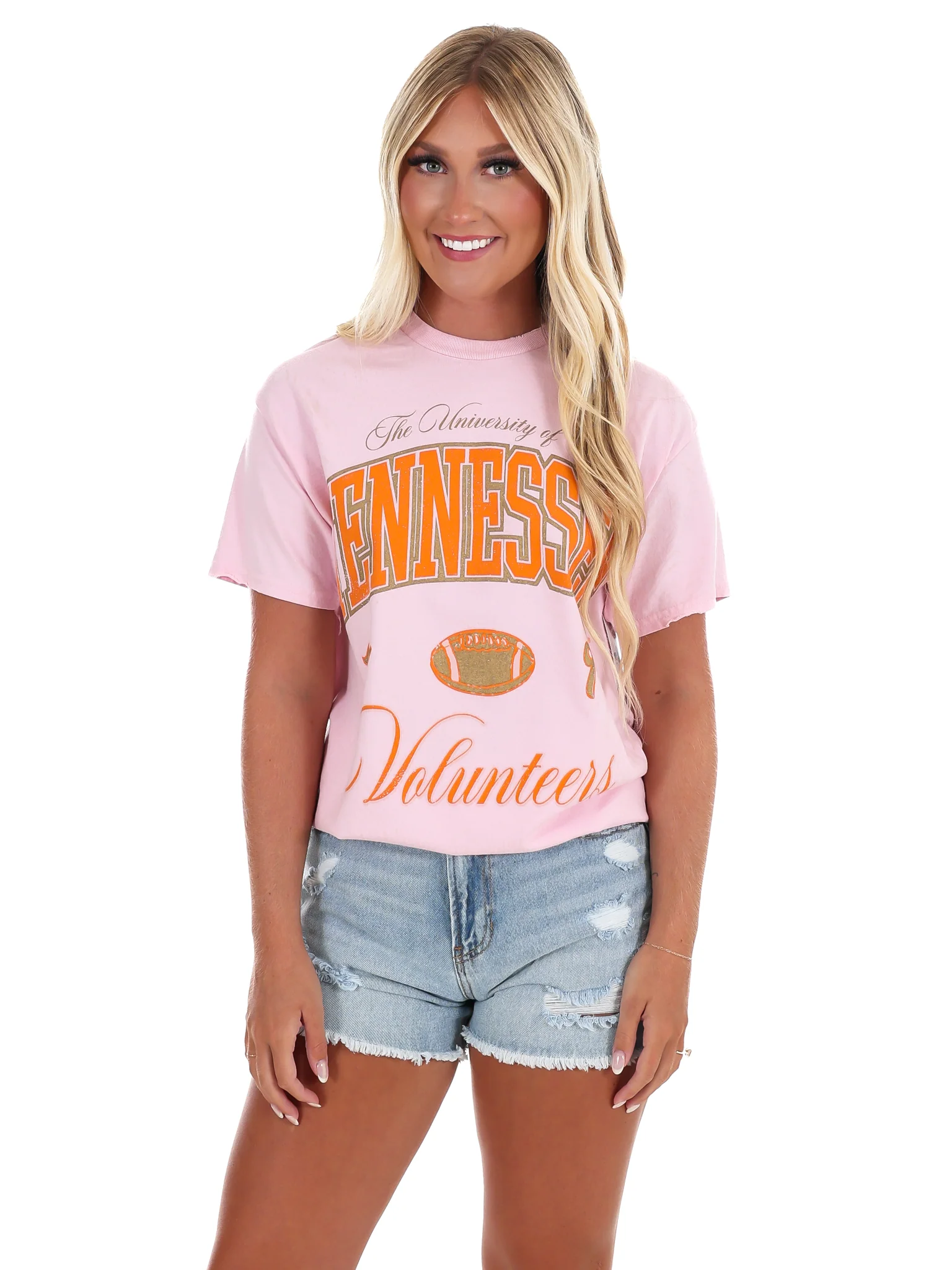 Tennessee Vols Wave Arch Thrifted Tee - Image 5