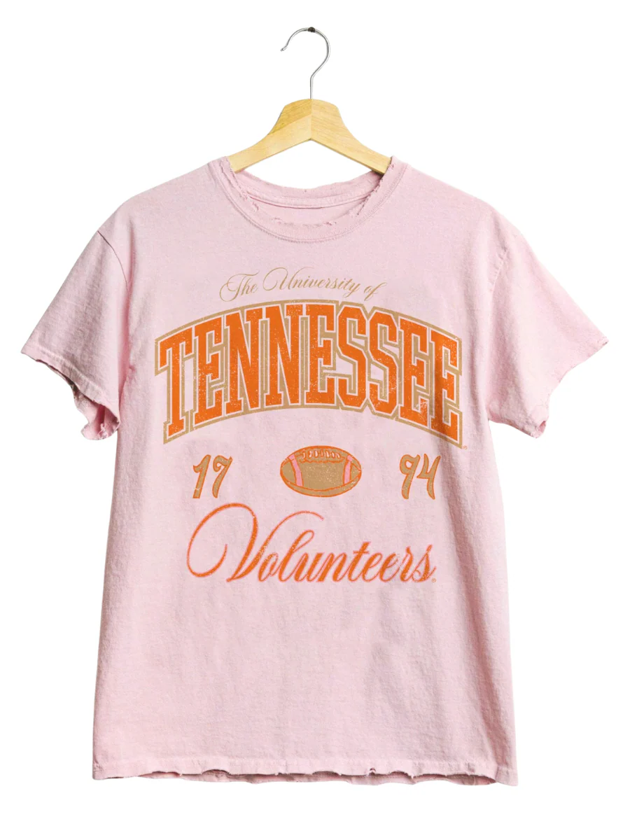 Tennessee Vols Wave Arch Thrifted Tee - Image 8