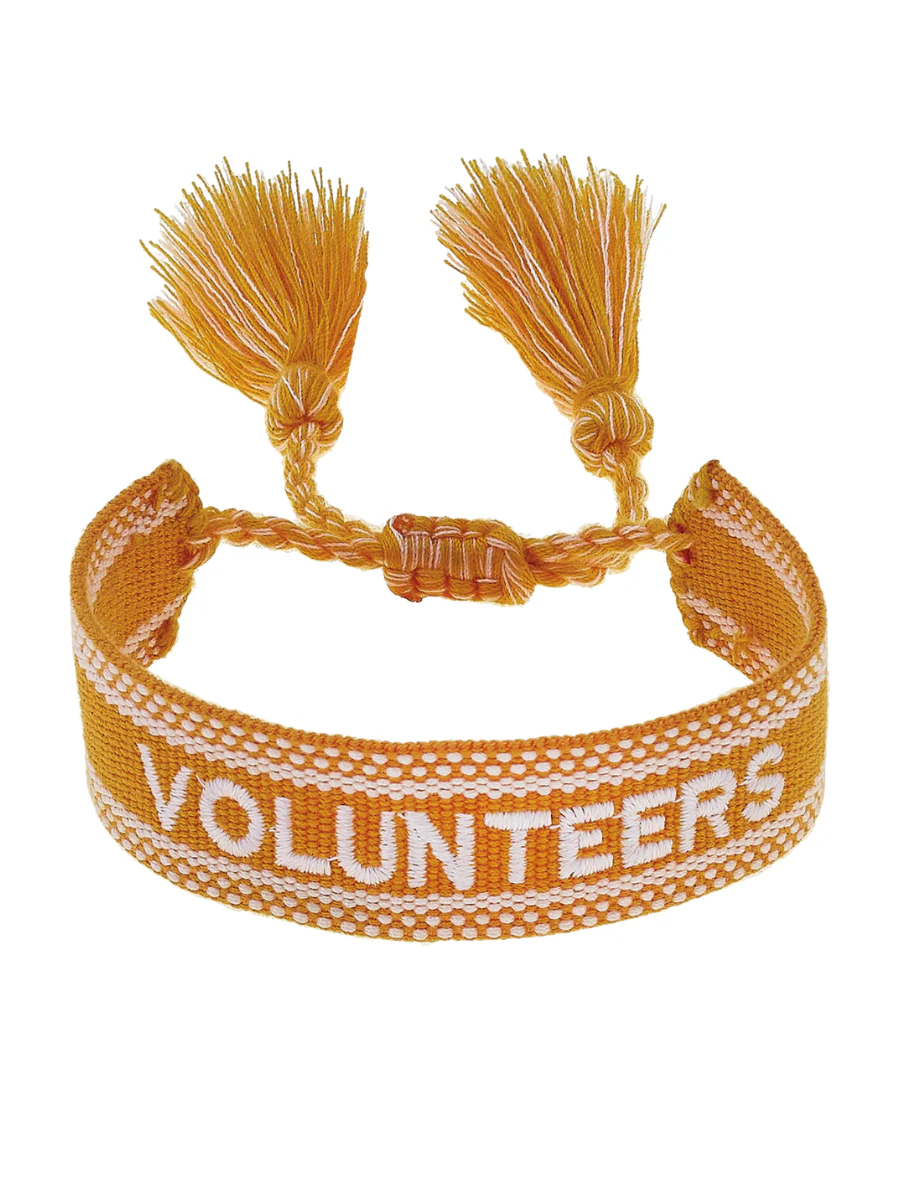 Tennessee Vols Woven Tassel Bracelet