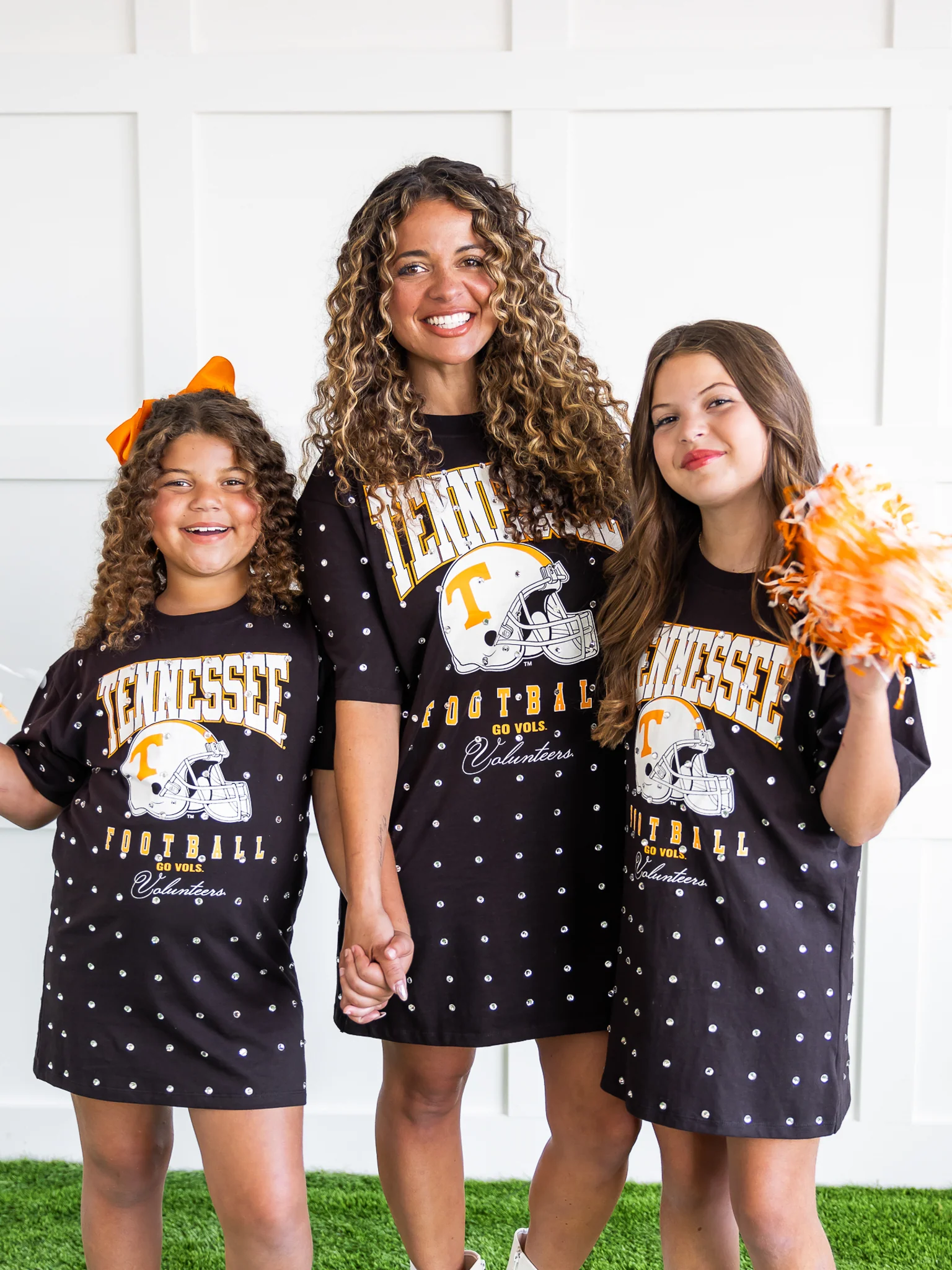 Tennessee Volunteers All Over Rhinestone T-Shirt Dress - Image 10