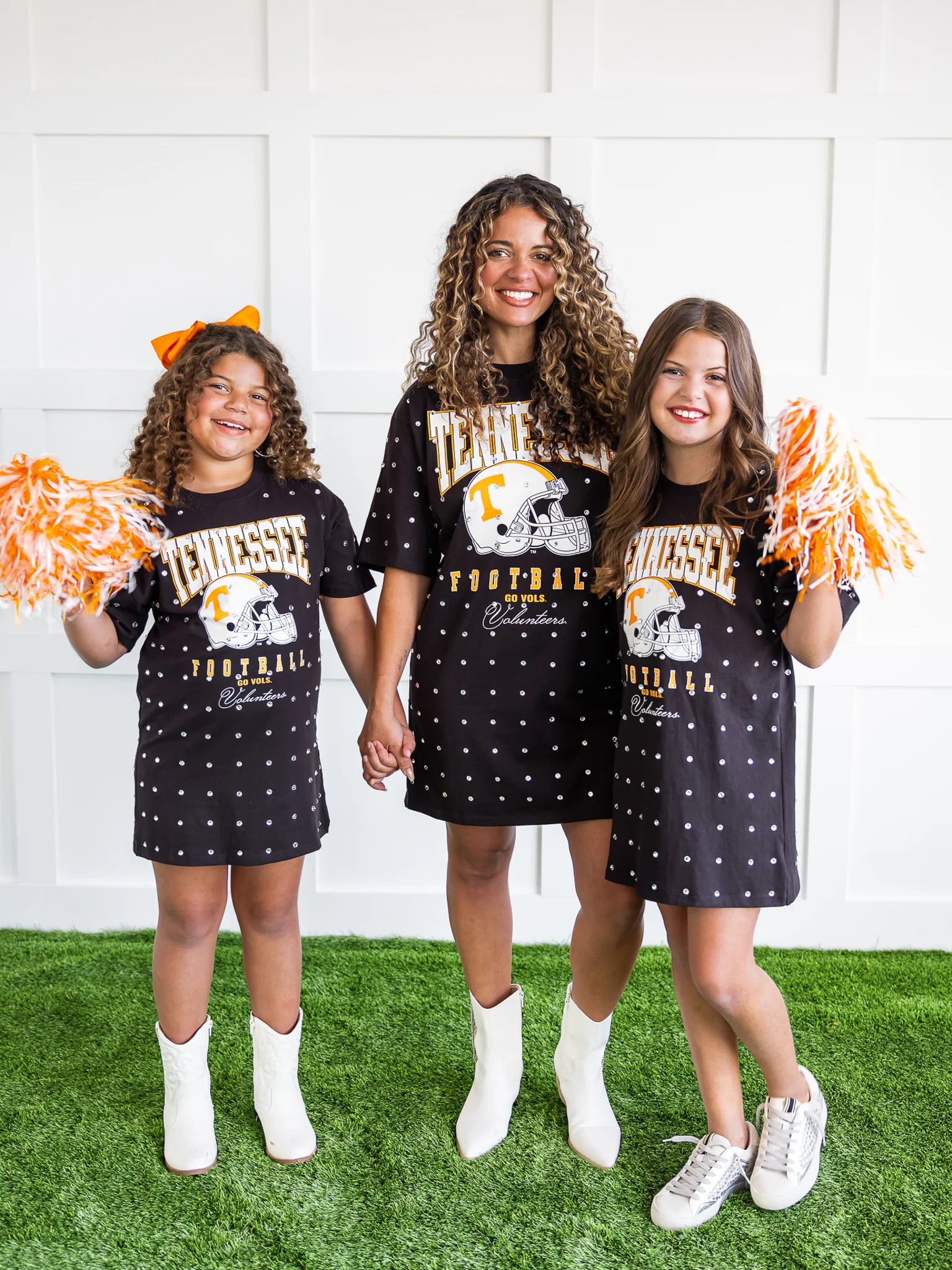 Tennessee Volunteers All Over Rhinestone T-Shirt Dress - Image 13