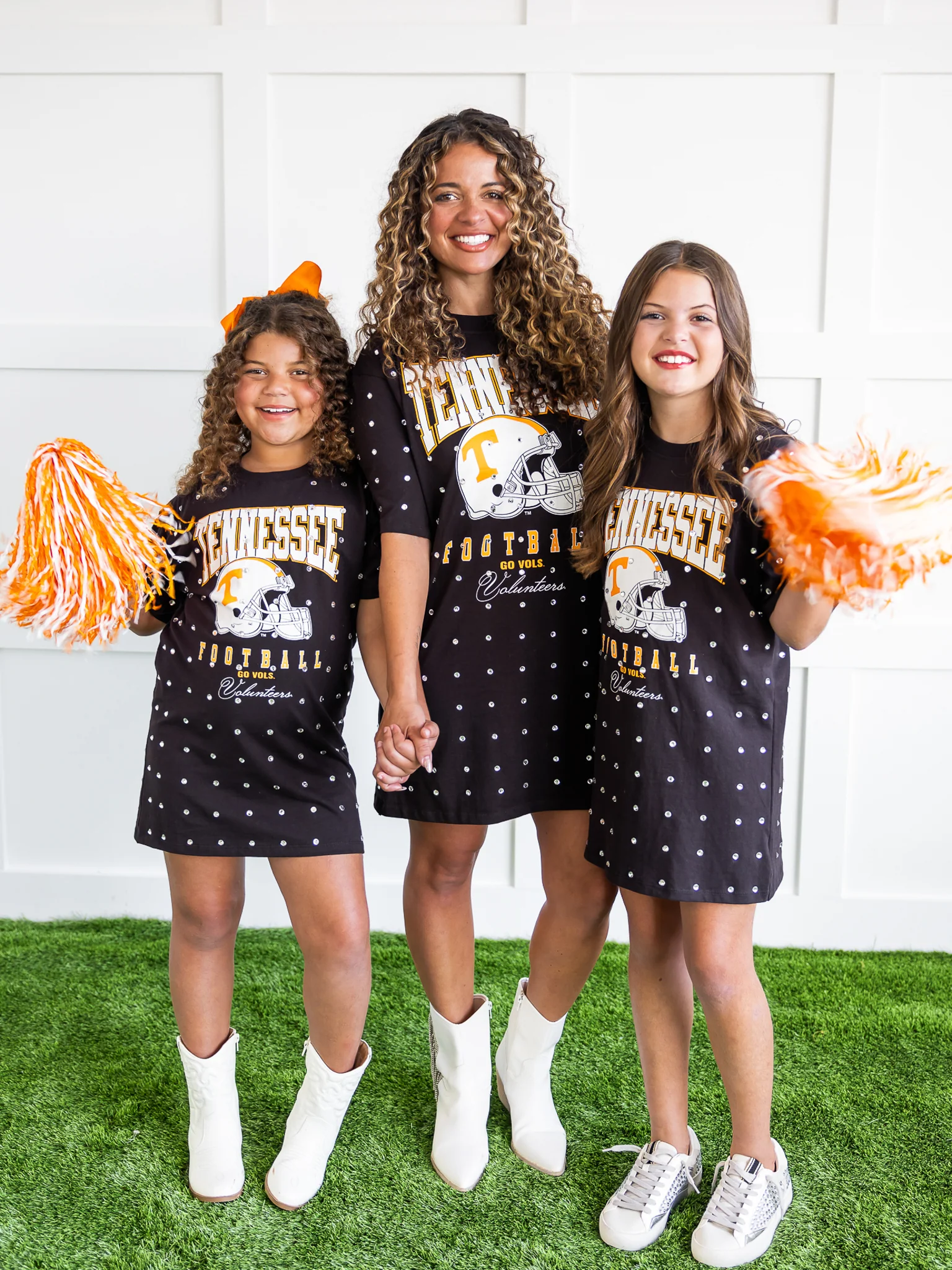 Tennessee Volunteers All Over Rhinestone T-Shirt Dress - Image 14