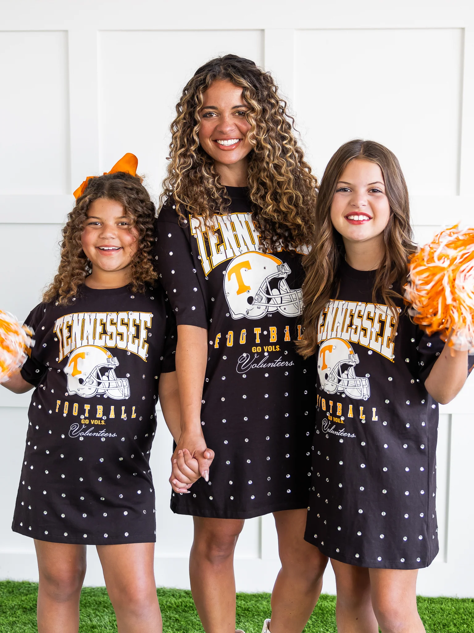 Tennessee Volunteers All Over Rhinestone T-Shirt Dress - Image 8