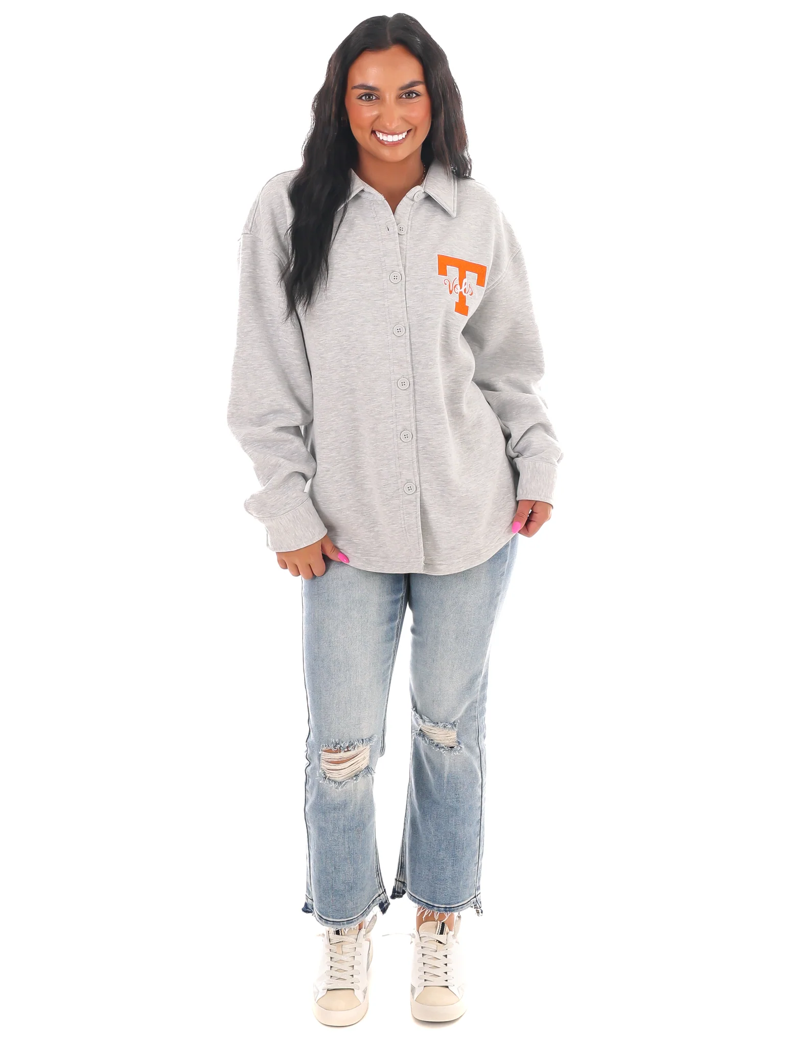 Tennessee Volunteers Collared Overshirt - Image 15
