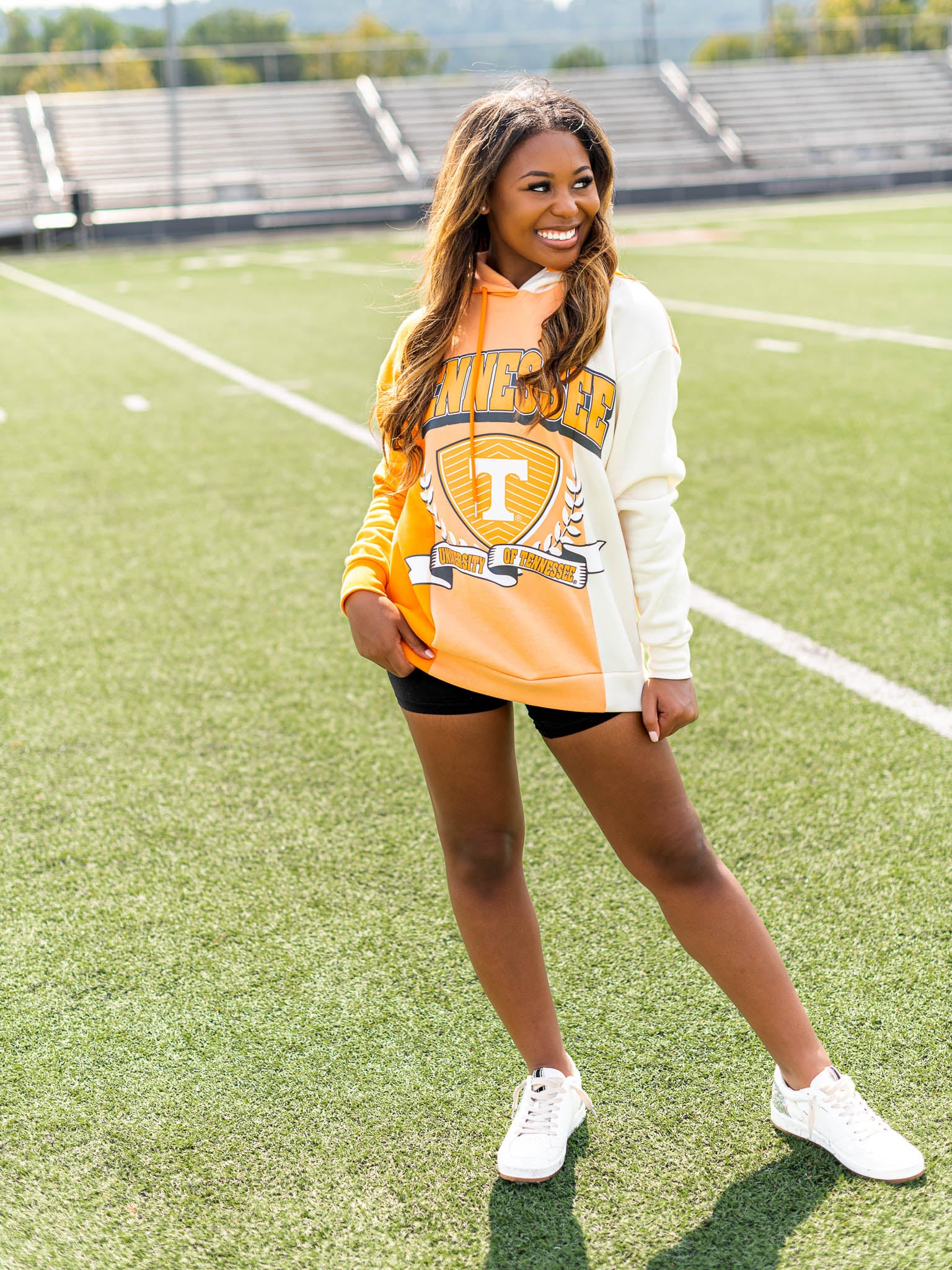 Tennessee Volunteers Colorblock Trio Hoodie - Image 4