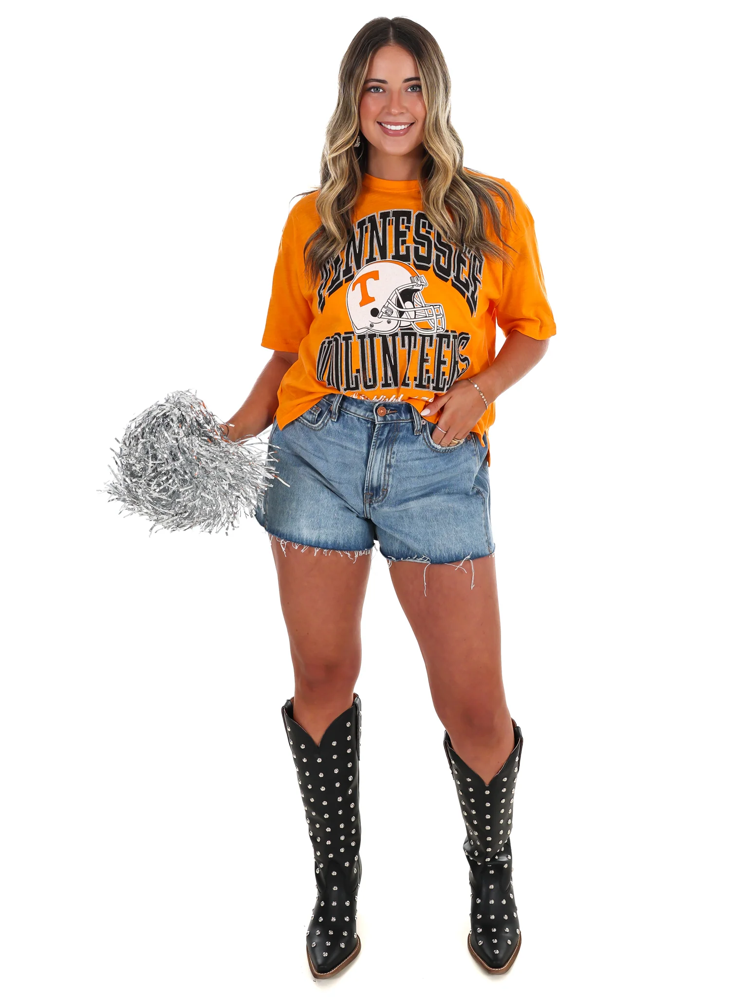Tennessee Volunteers Helmet Waist Length Top - Image 6