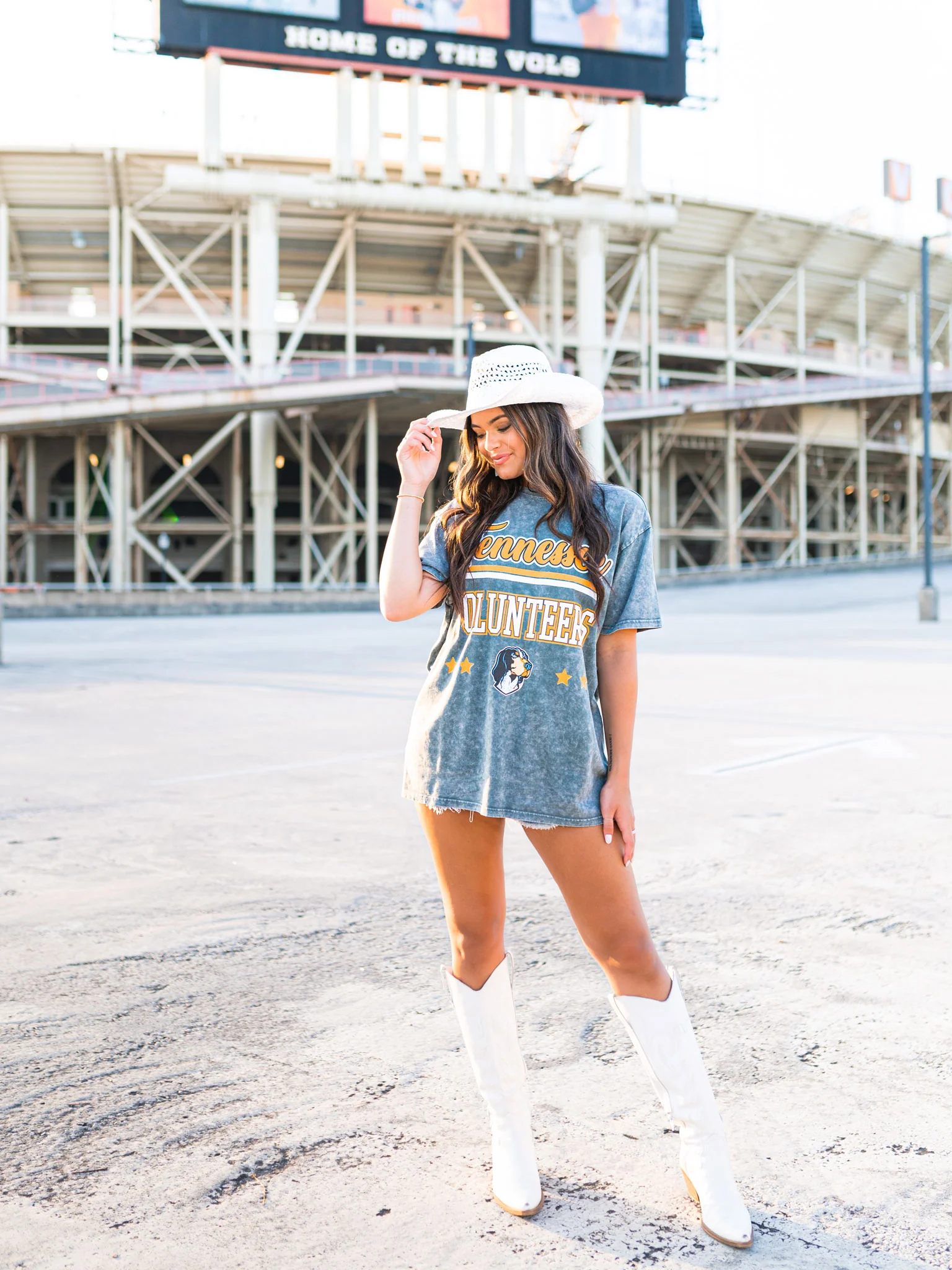 Tennessee Volunteers Here to Play Oversized Crewneck Tee - Image 2