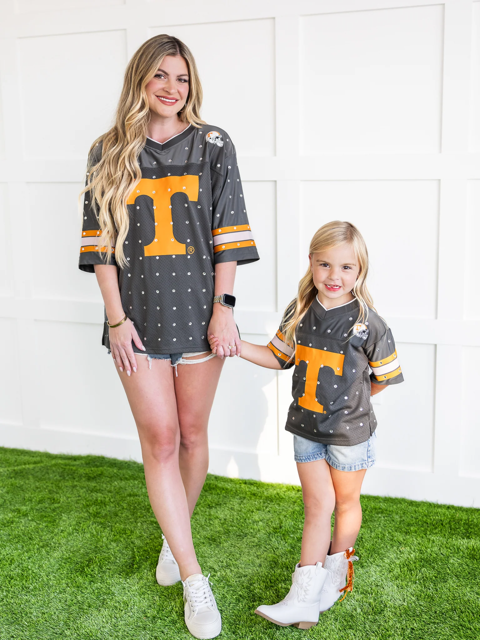 Tennessee Volunteers Kick-Off Time Rhinestone Top - Image 11