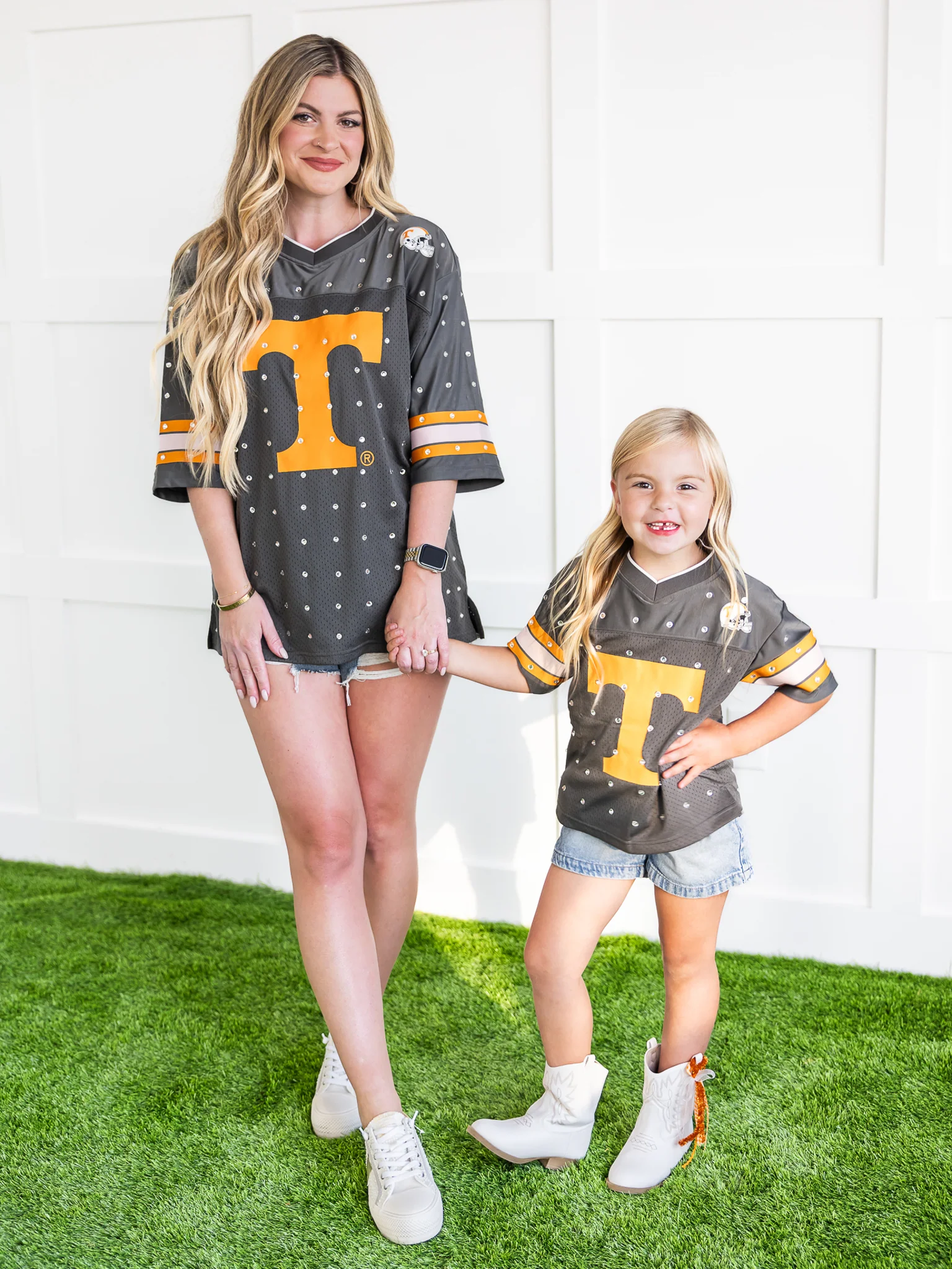 Tennessee Volunteers Kick-Off Time Rhinestone Top - Image 12