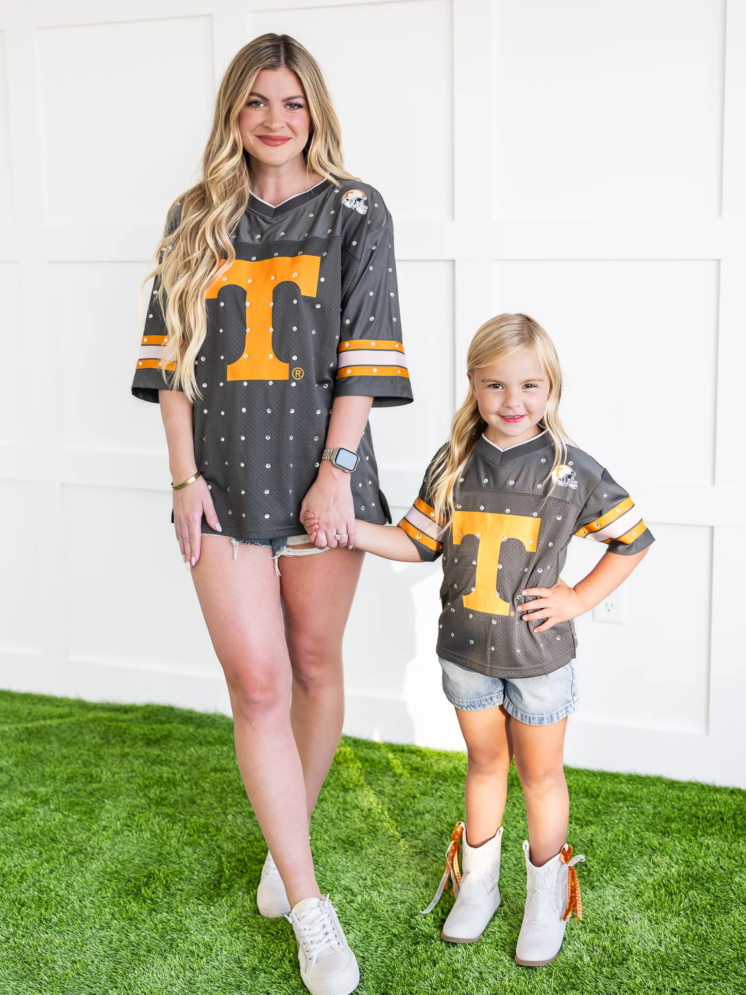 Tennessee Volunteers Kick-Off Time Rhinestone Top - Image 13