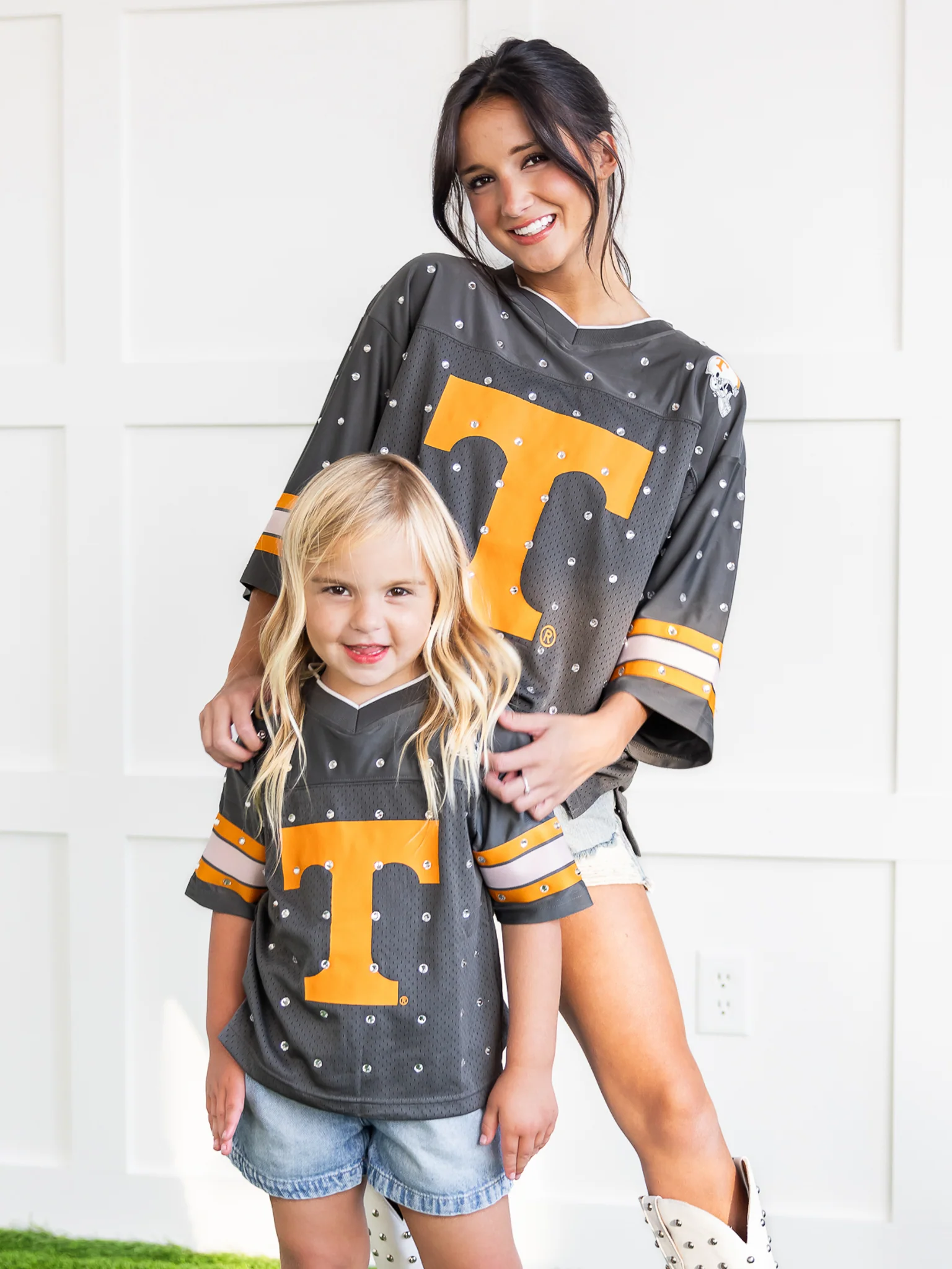 Tennessee Volunteers Kick-Off Time Rhinestone Top - Image 15