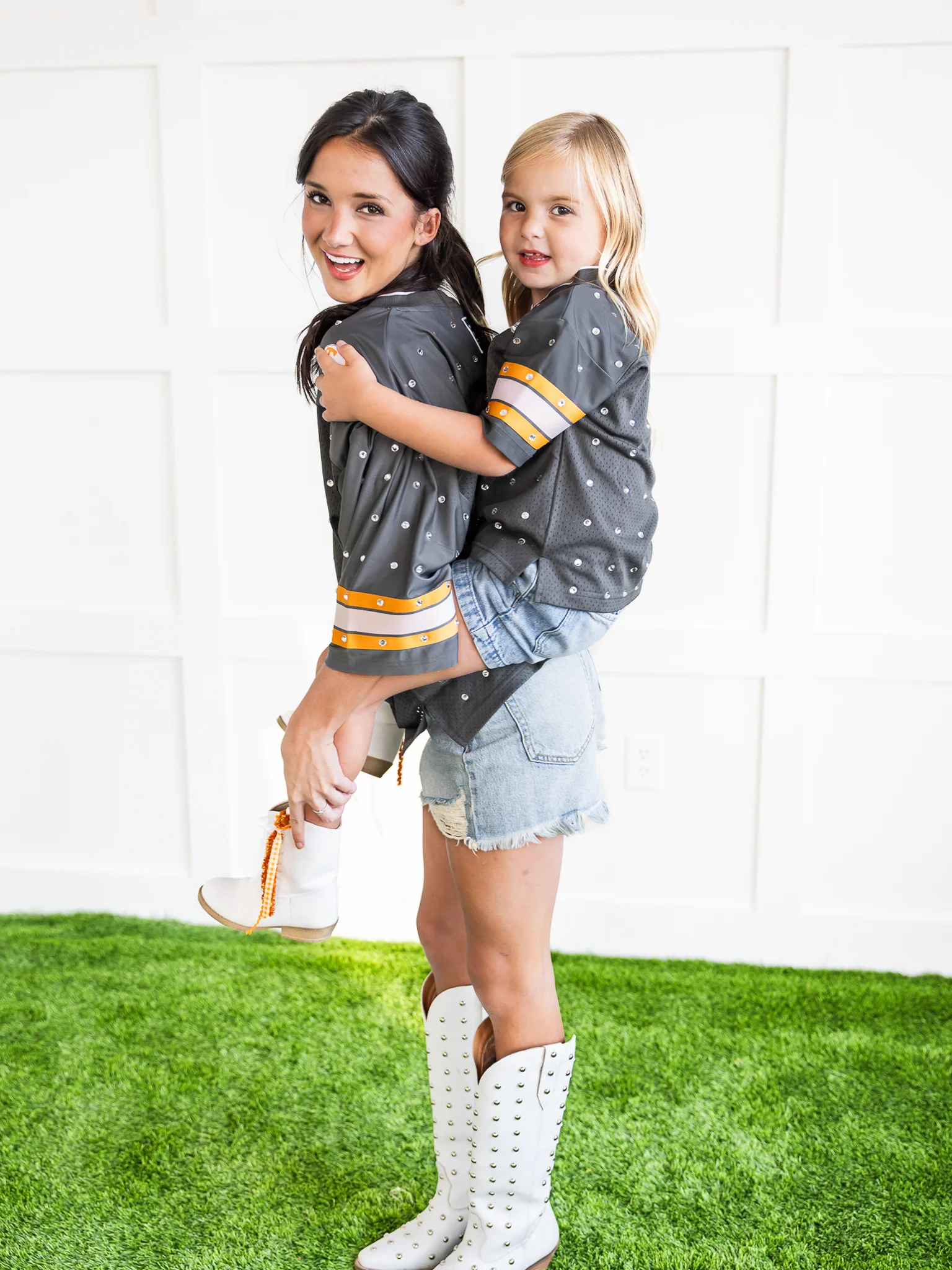 Tennessee Volunteers Kick-Off Time Rhinestone Top - Image 18