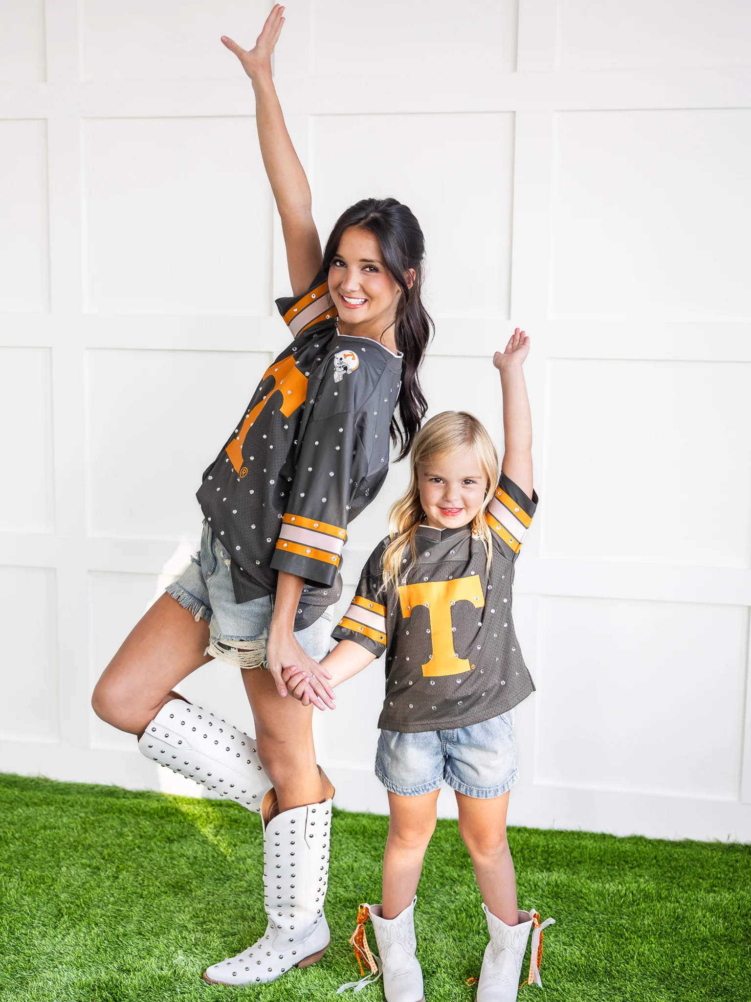 Tennessee Volunteers Kick-Off Time Rhinestone Top - Image 23