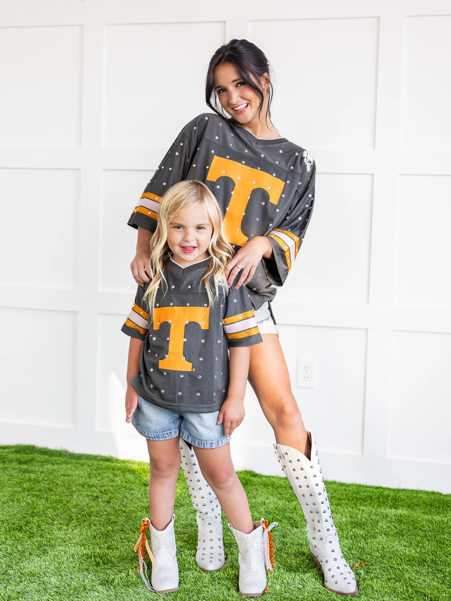 Tennessee Volunteers Kick-Off Time Rhinestone Top - Image 26