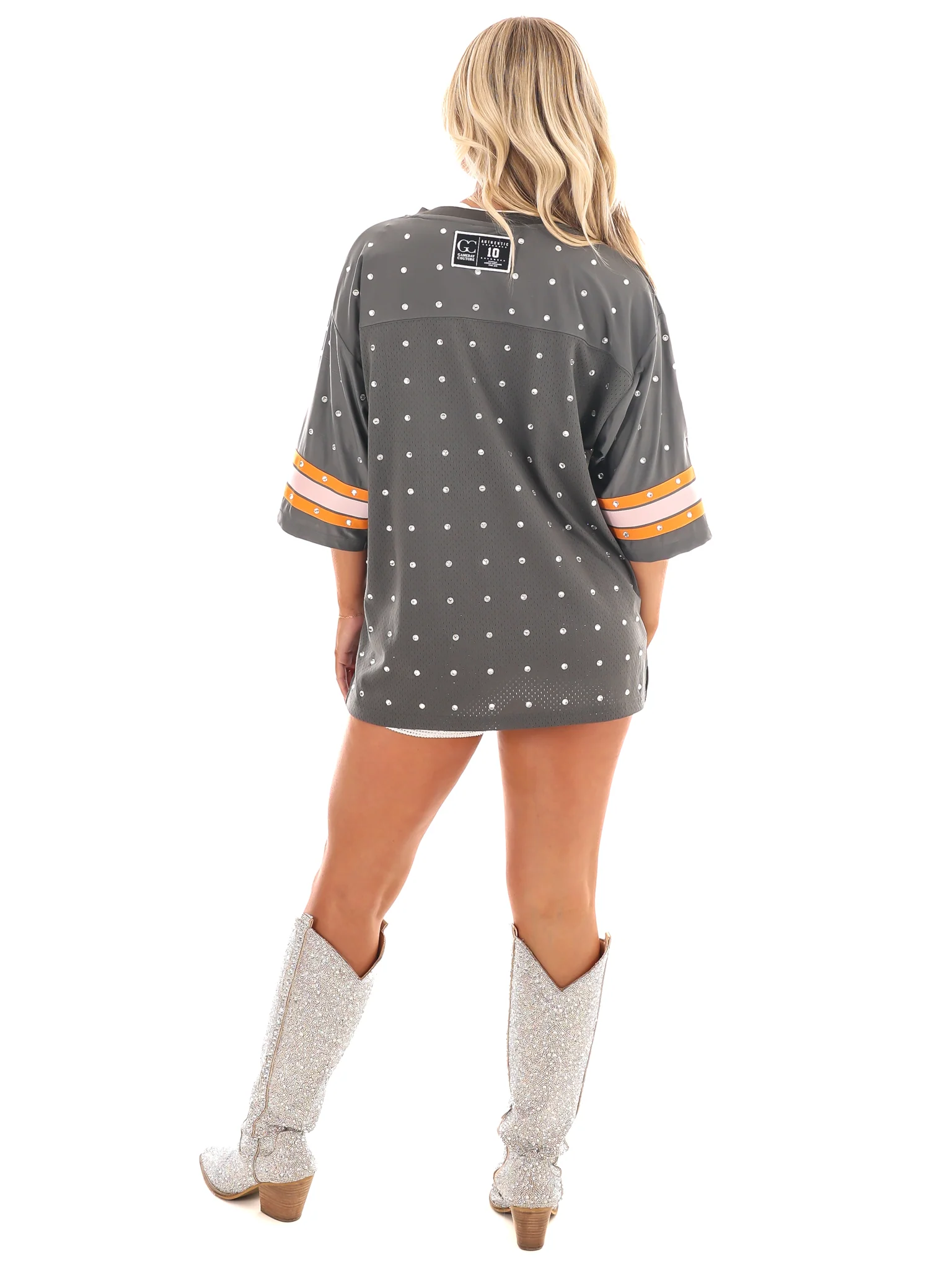 Tennessee Volunteers Kick-Off Time Rhinestone Top - Image 9