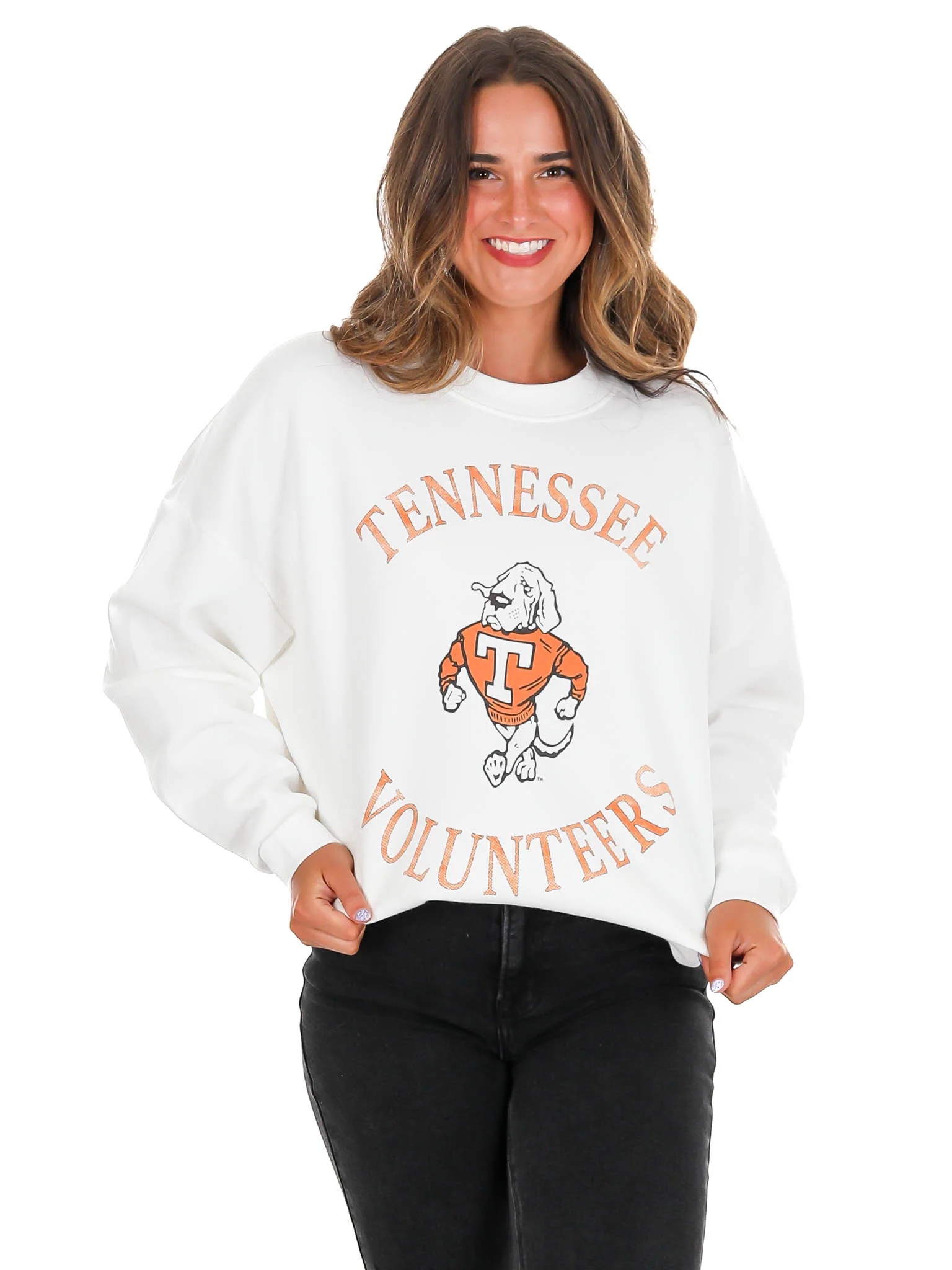Tennessee Volunteers Play on Premium Crewneck Pullover - Image 10