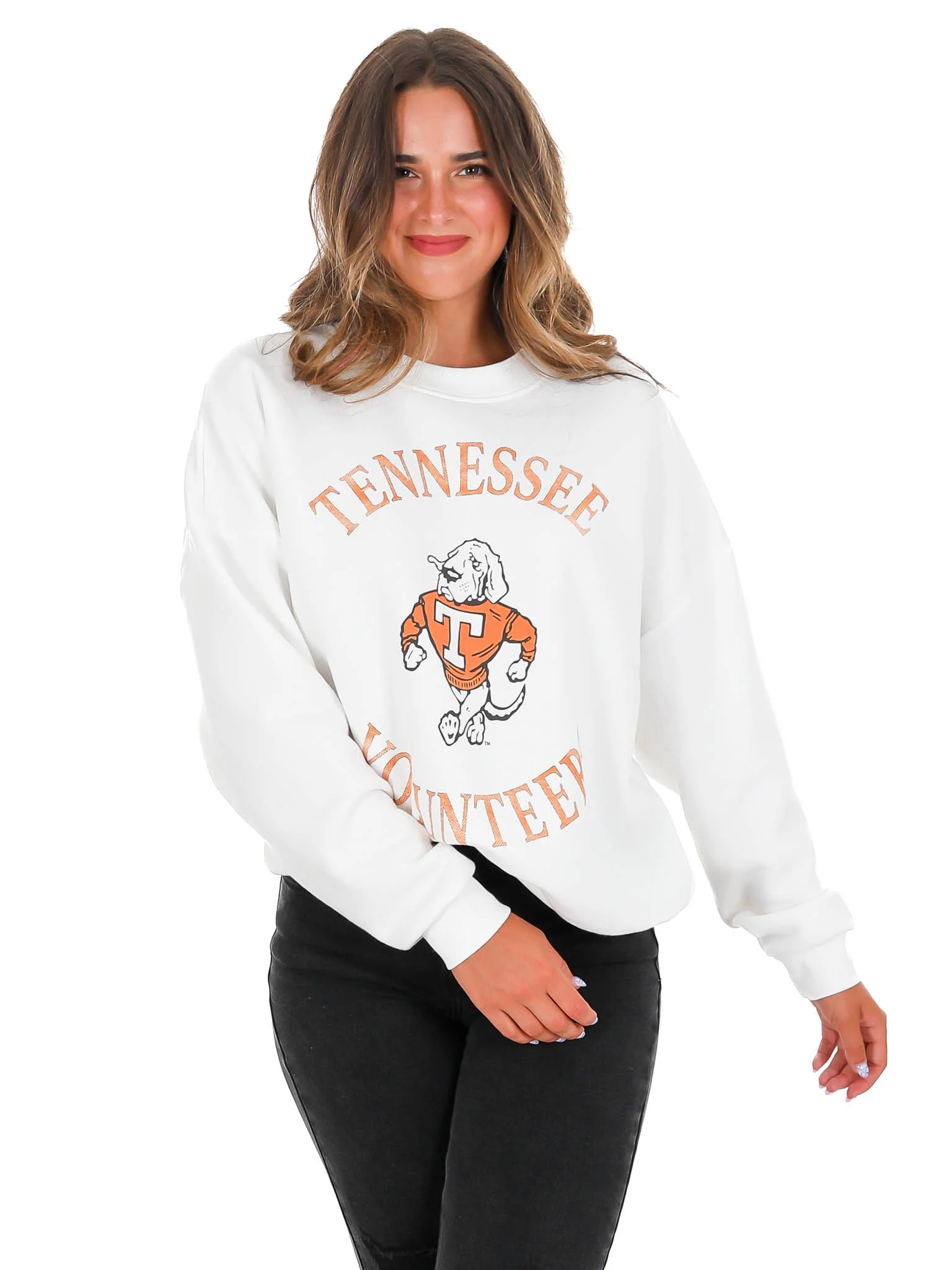 Tennessee Volunteers Play on Premium Crewneck Pullover - Image 12