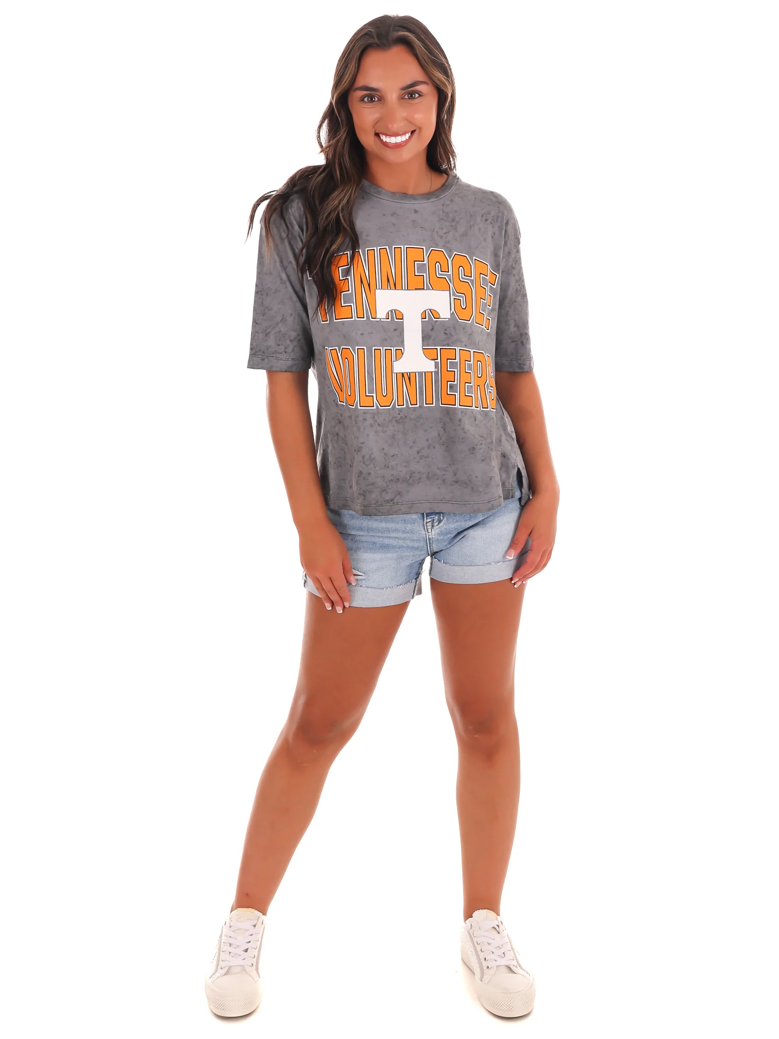 Tennessee Volunteers Power T Crop Top - Image 2