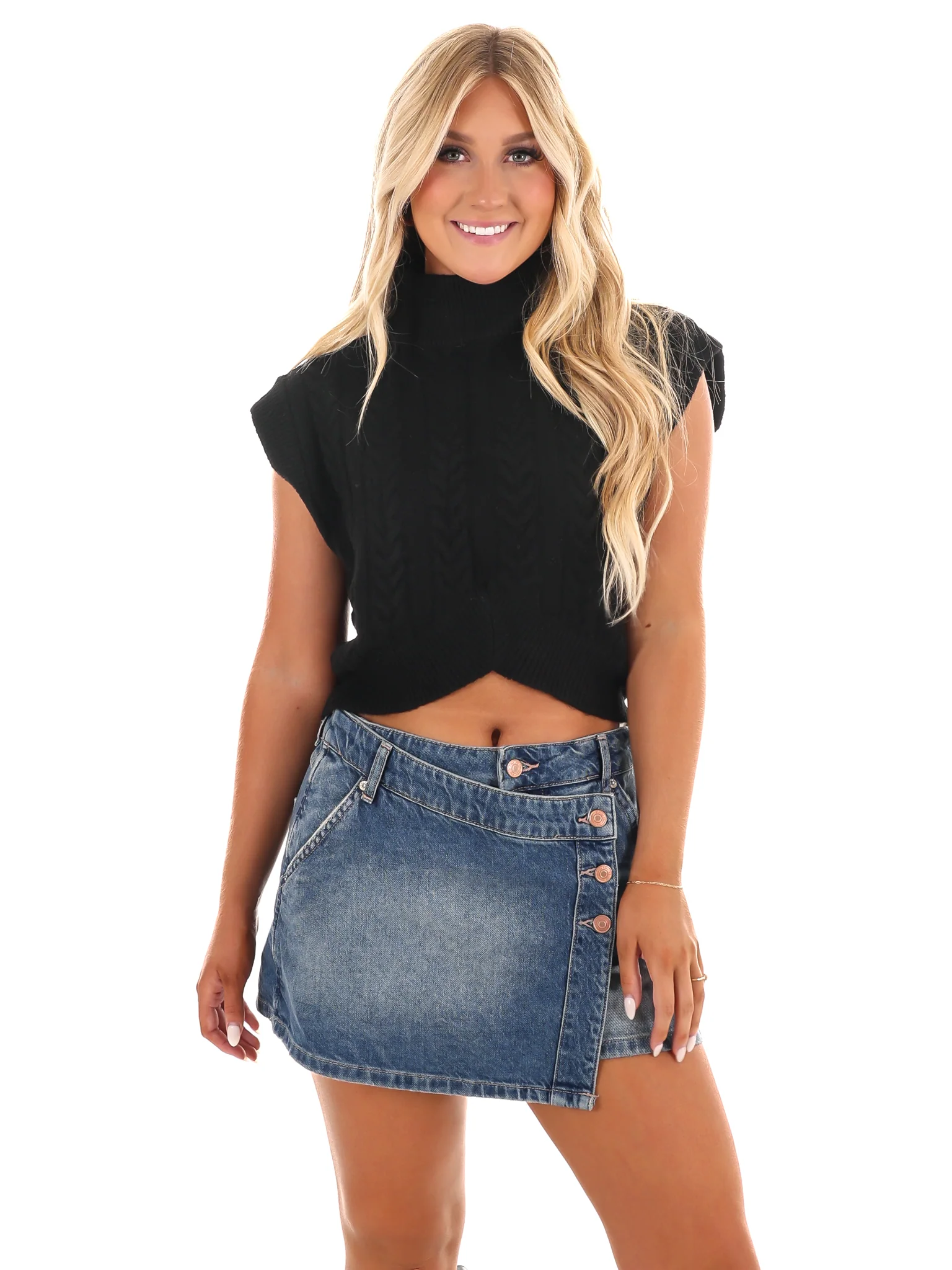 Textured Perfection Mock Neck Sweater - Image 17
