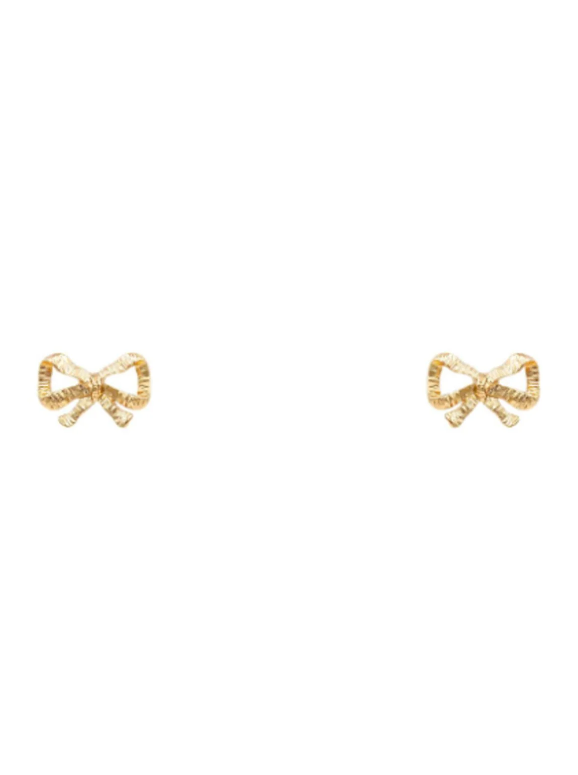 Textured Ribbon Stud