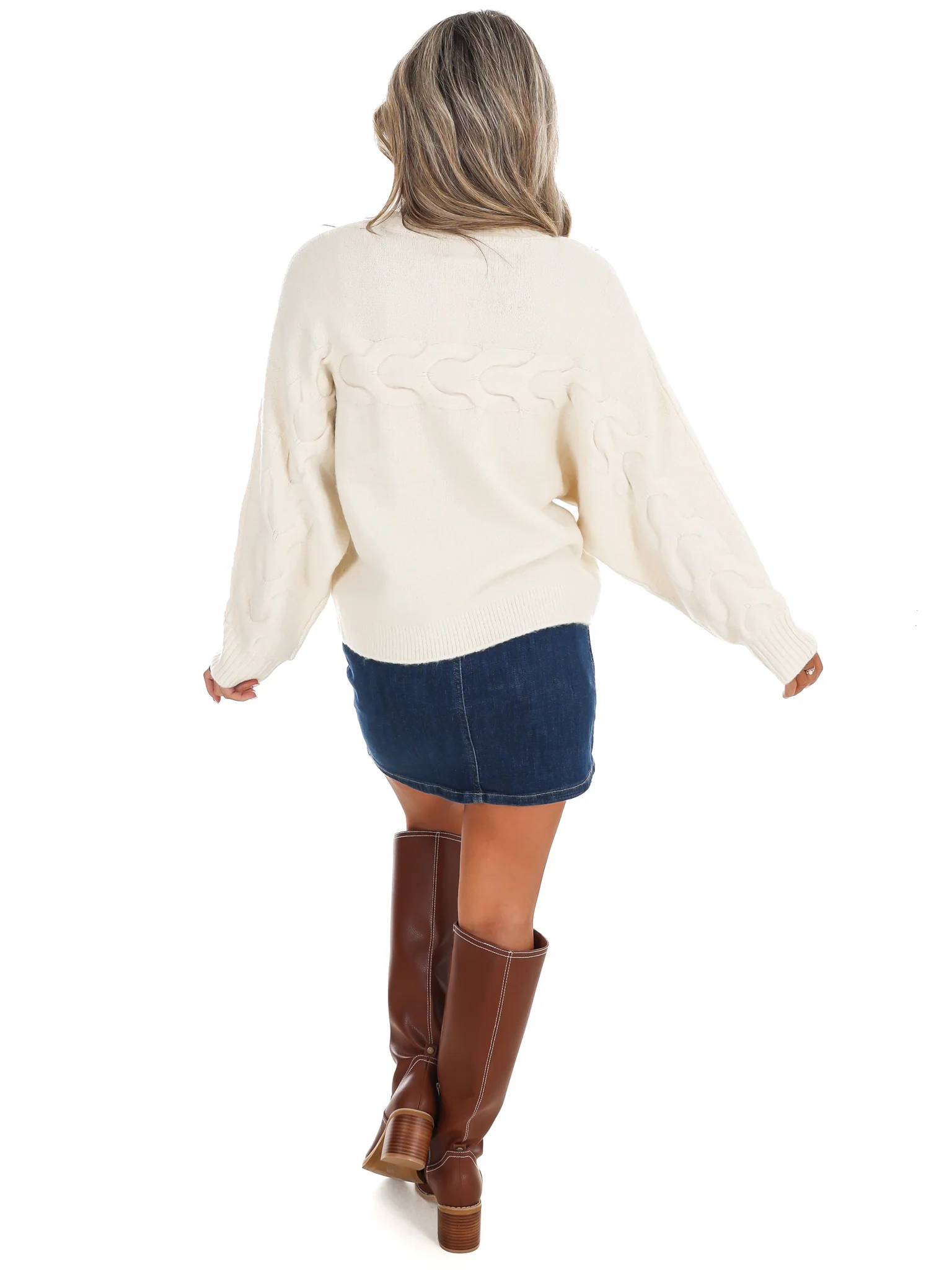 The Briar Cable Knit Sweater - Image 9