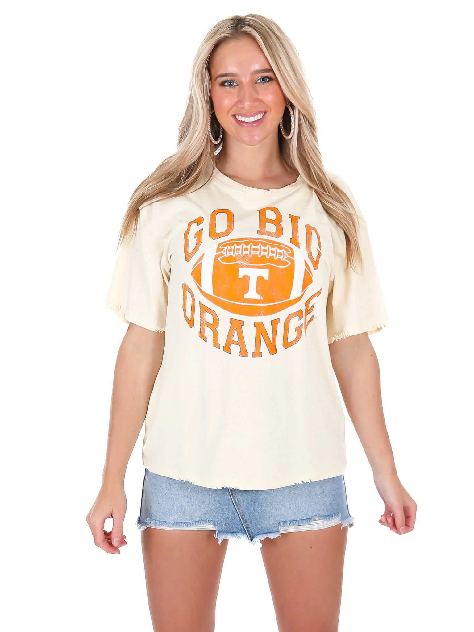 The GBO Distressed Boyfriend Tee - Image 5